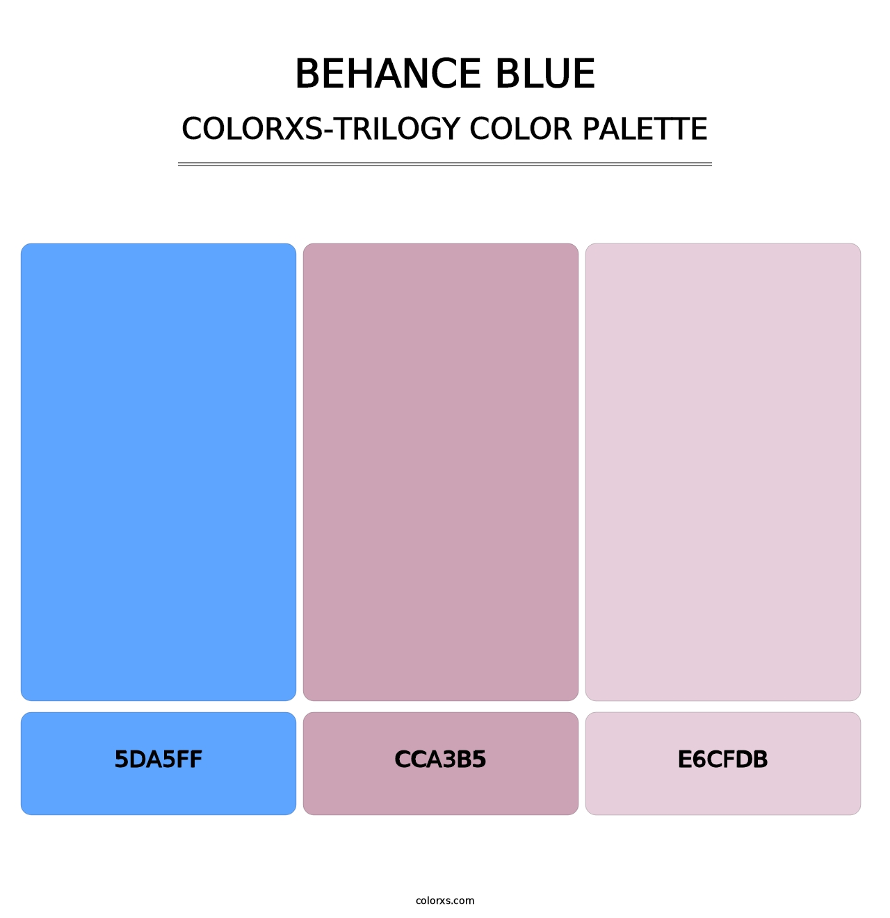Behance Blue - Colorxs Trilogy Palette