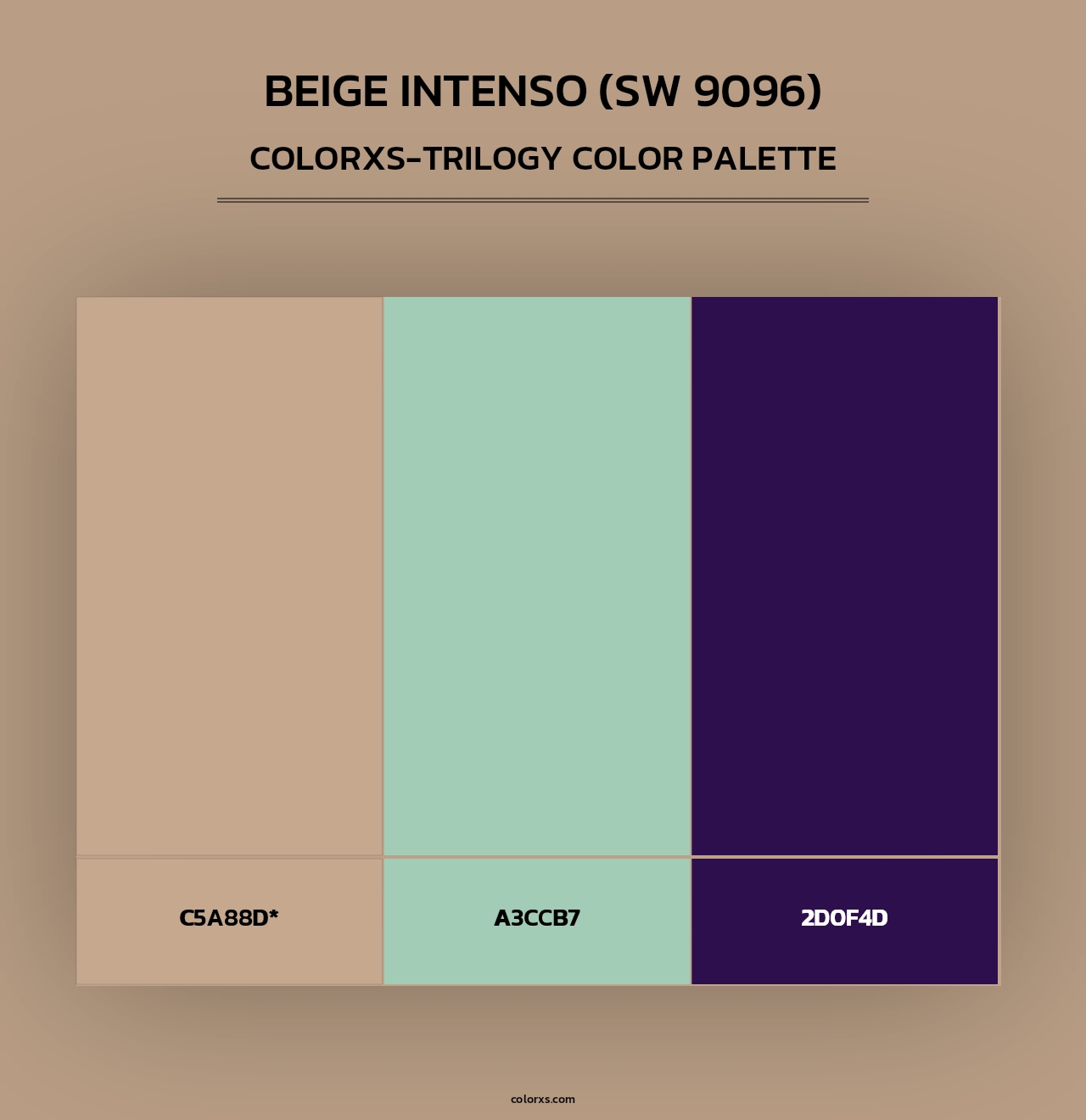 Beige Intenso (SW 9096) - Colorxs Trilogy Palette