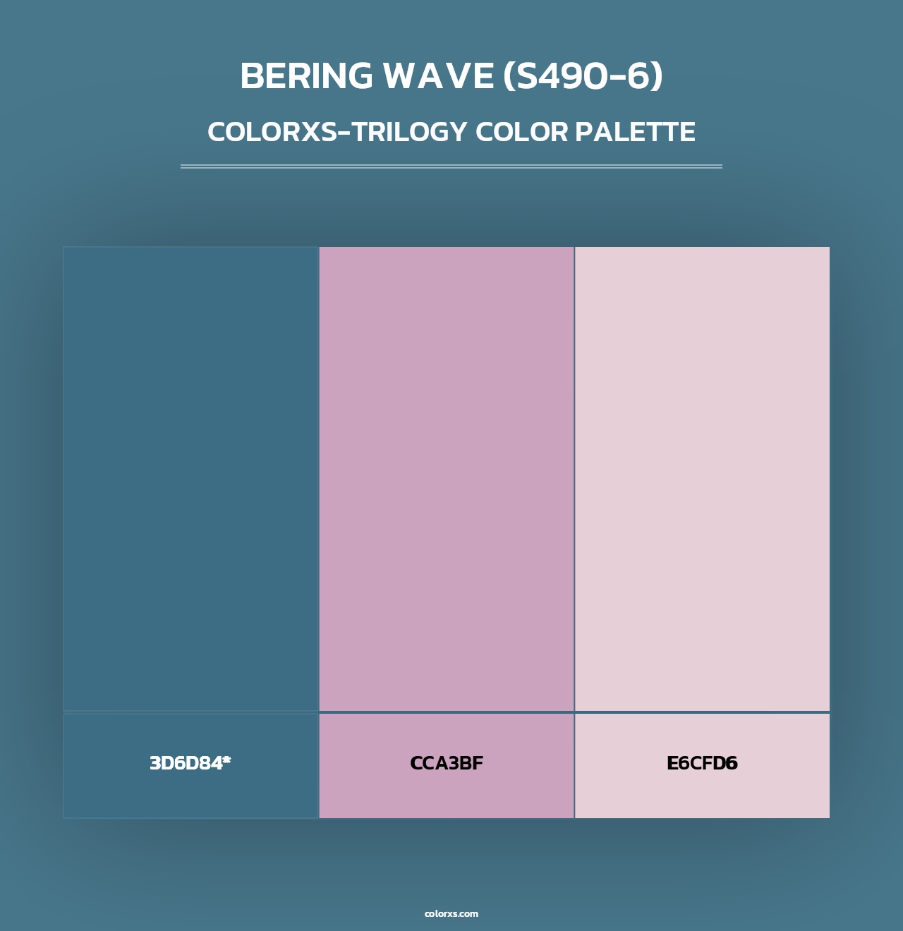 Bering Wave (S490-6) - Colorxs Trilogy Palette