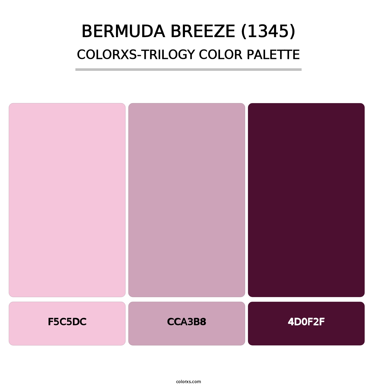Bermuda Breeze (1345) - Colorxs Trilogy Palette