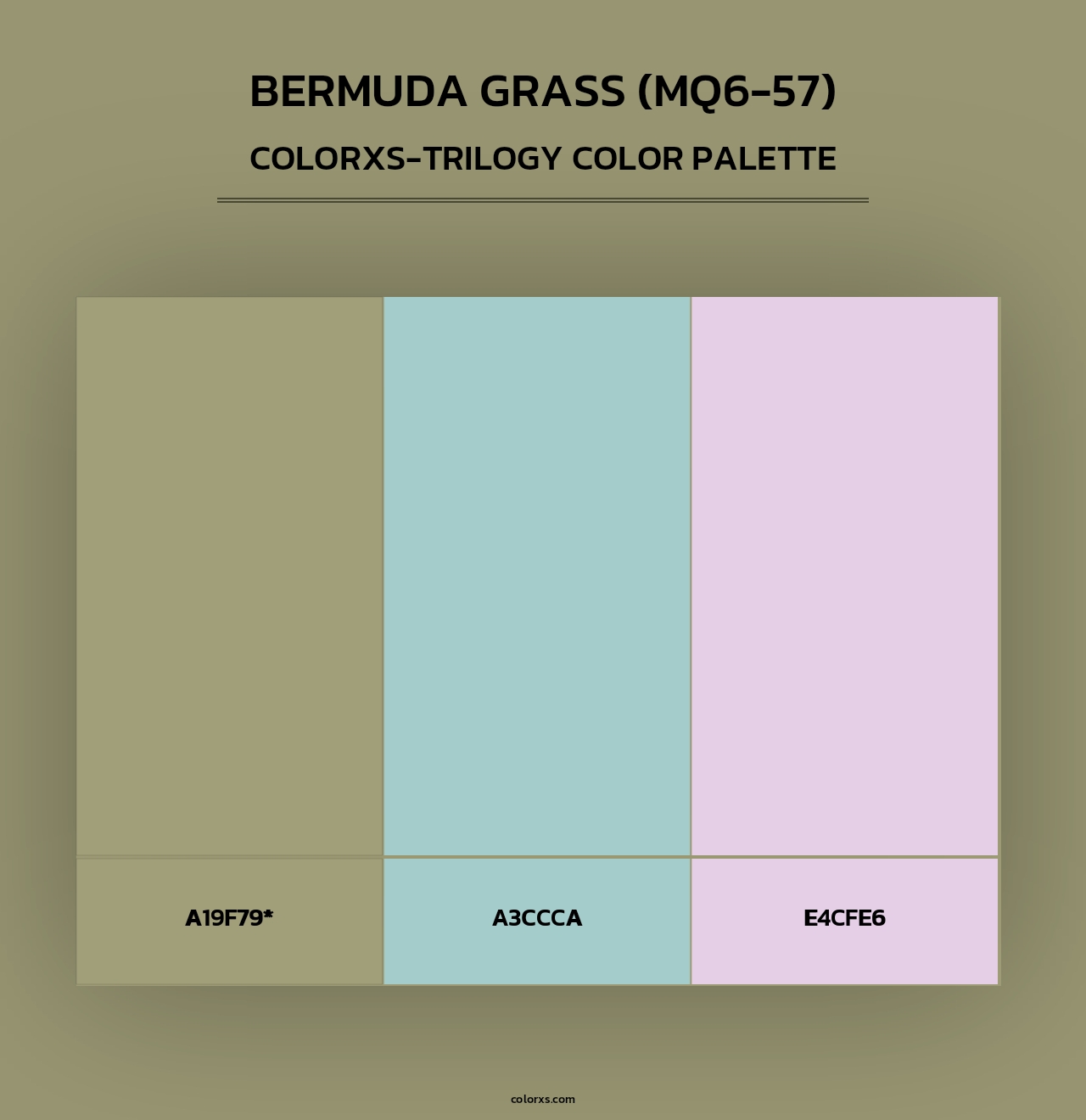 Bermuda Grass (MQ6-57) - Colorxs Trilogy Palette