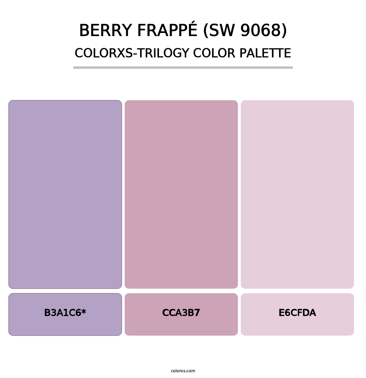 Berry Frappé (SW 9068) - Colorxs Trilogy Palette