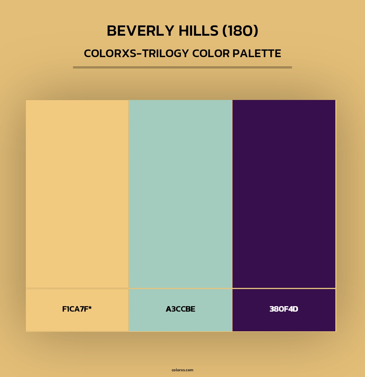 Beverly Hills (180) - Colorxs Trilogy Palette