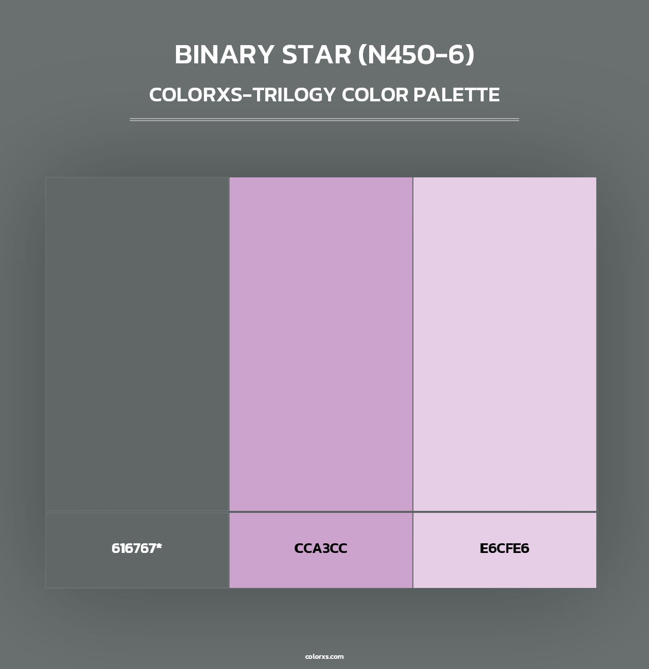 Binary Star (N450-6) - Colorxs Trilogy Palette