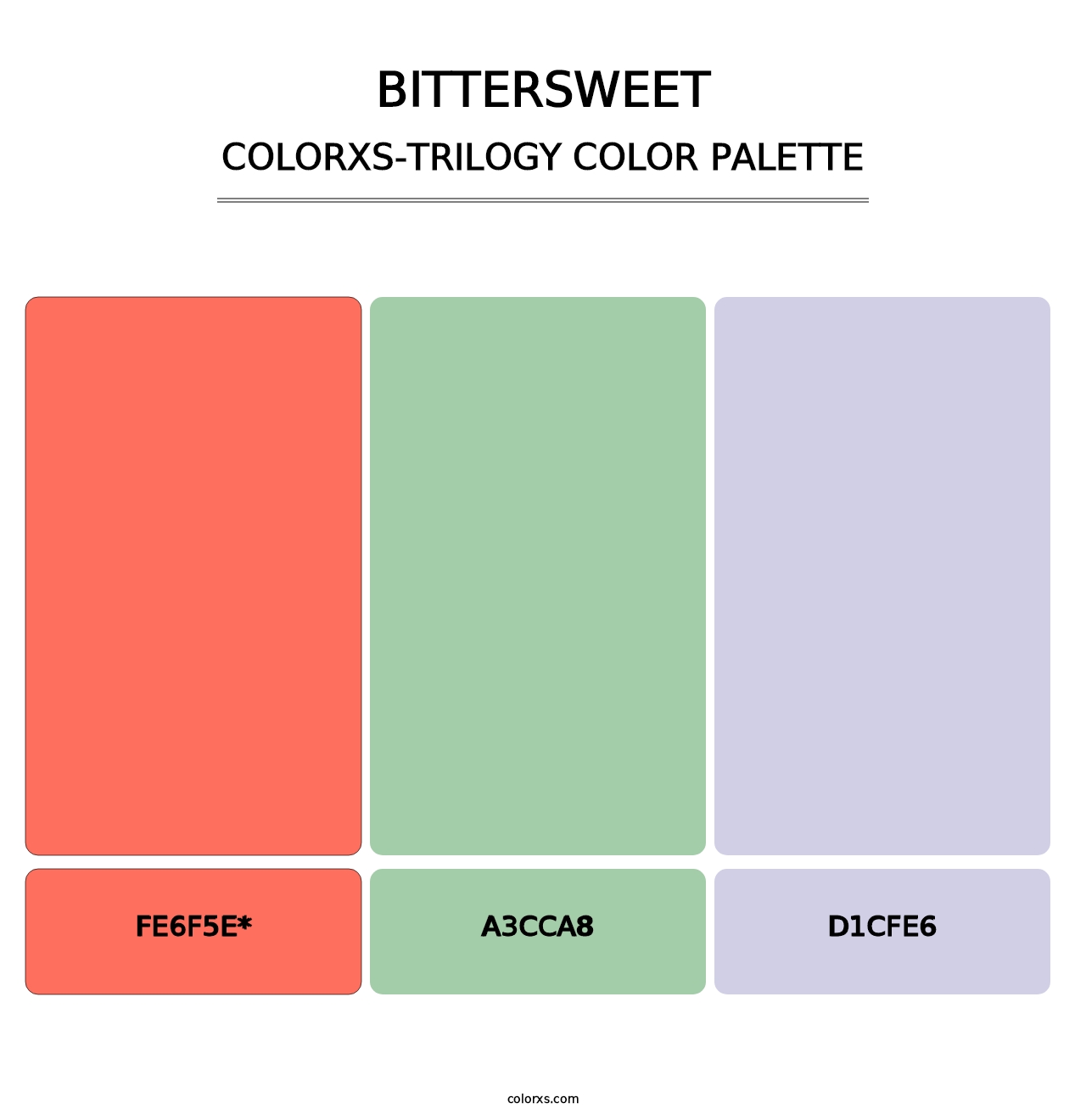 Bittersweet - Colorxs Trilogy Palette