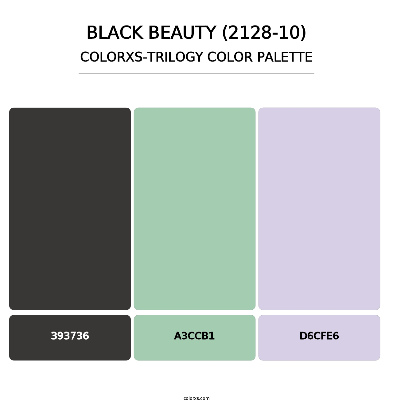 Black Beauty (2128-10) - Colorxs Trilogy Palette