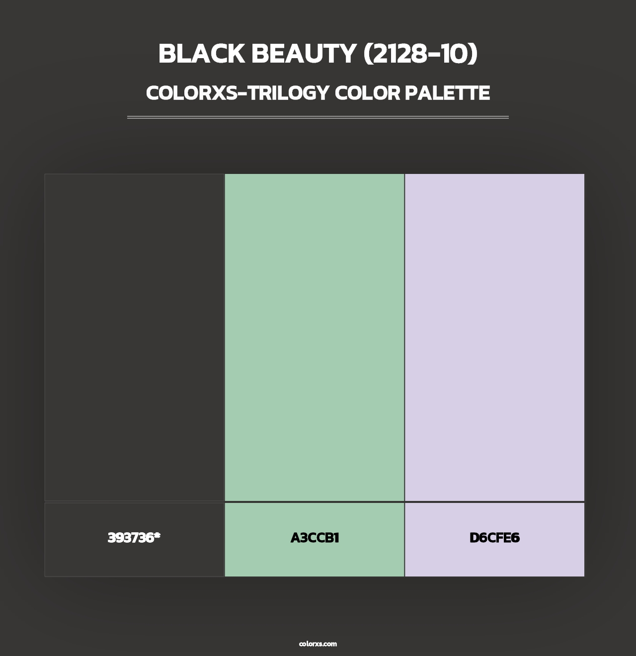 Black Beauty (2128-10) - Colorxs Trilogy Palette