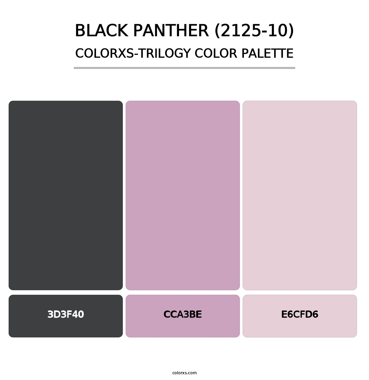 Black Panther (2125-10) - Colorxs Trilogy Palette