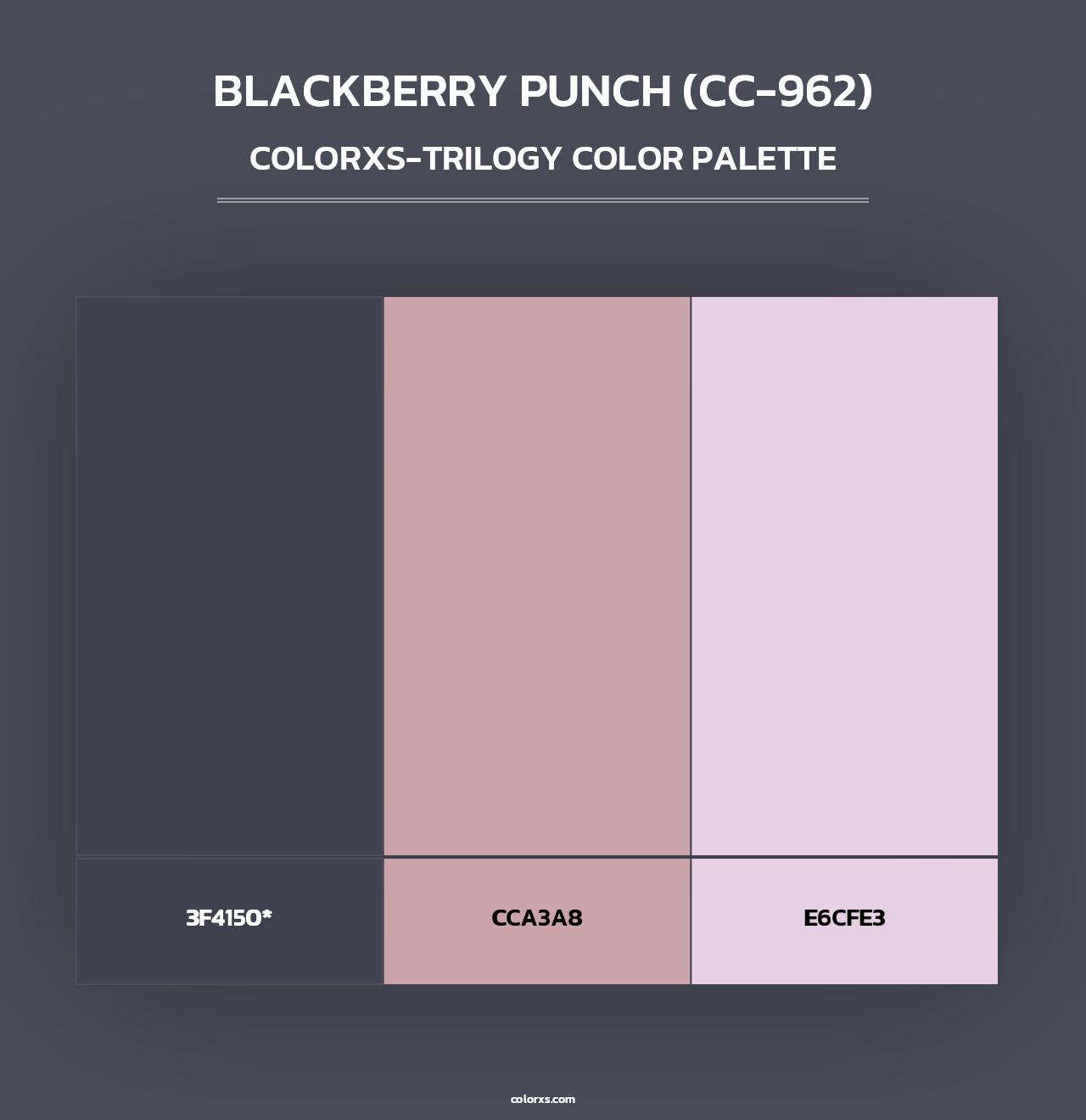 Blackberry Punch (CC-962) - Colorxs Trilogy Palette