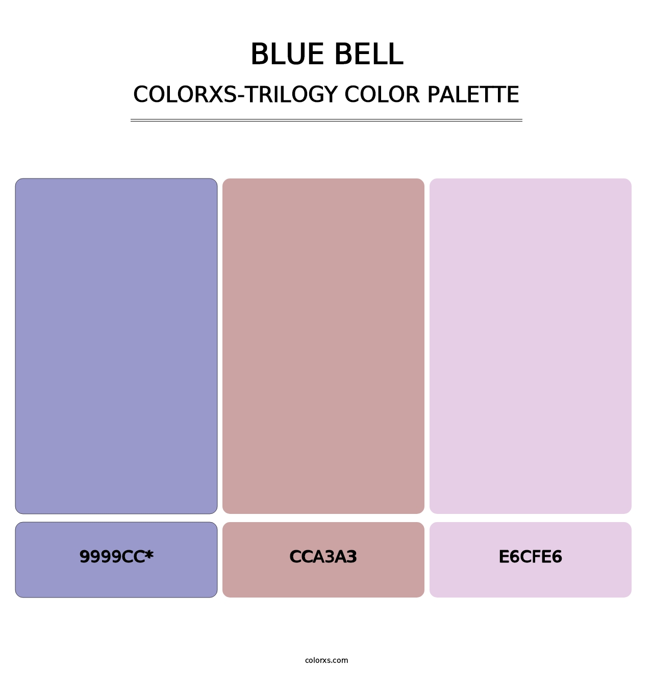 Blue Bell - Colorxs Trilogy Palette