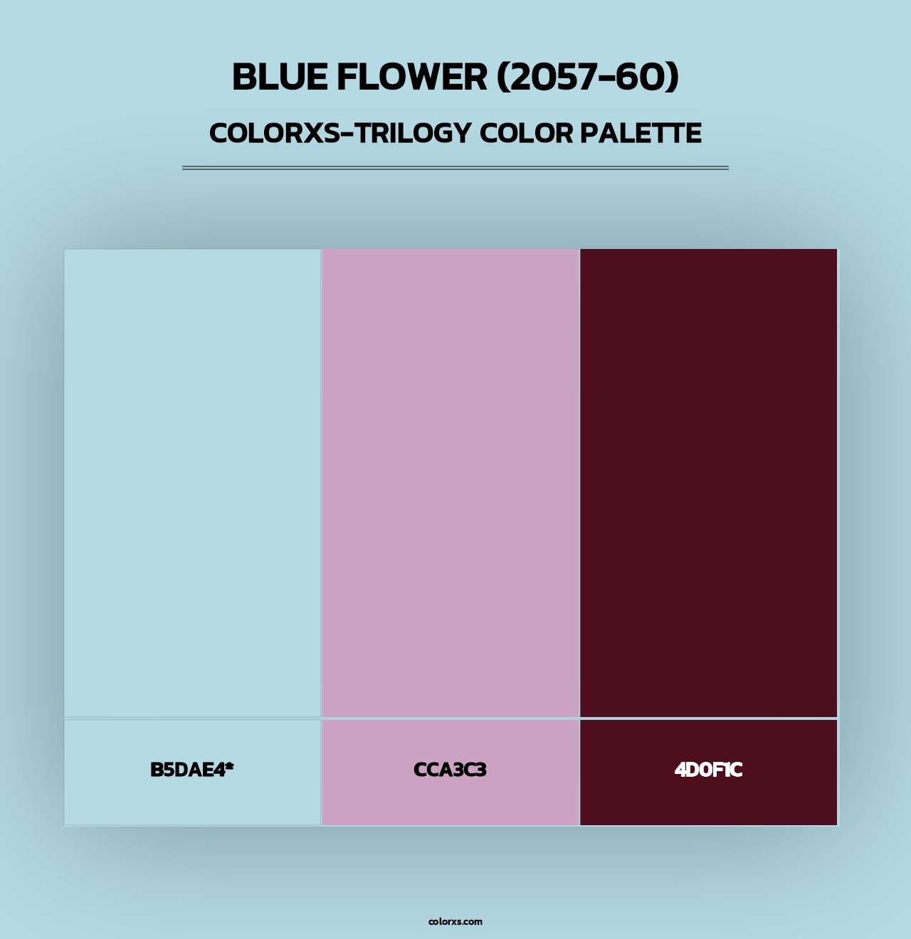 Blue Flower (2057-60) - Colorxs Trilogy Palette