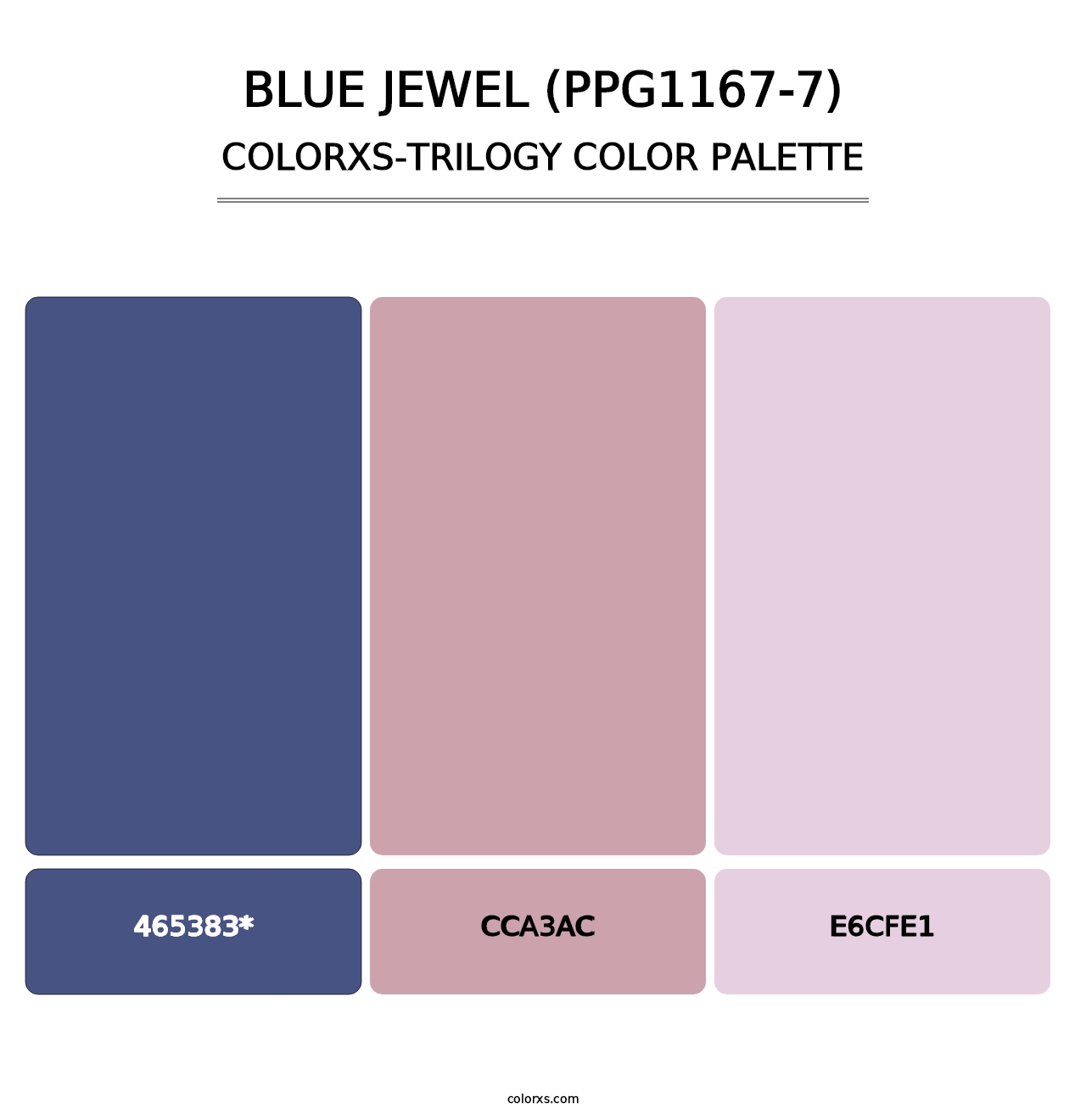 Blue Jewel (PPG1167-7) - Colorxs Trilogy Palette
