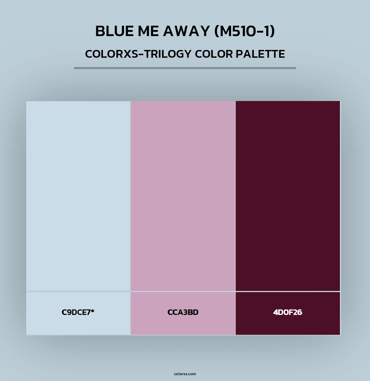 Blue Me Away (M510-1) - Colorxs Trilogy Palette