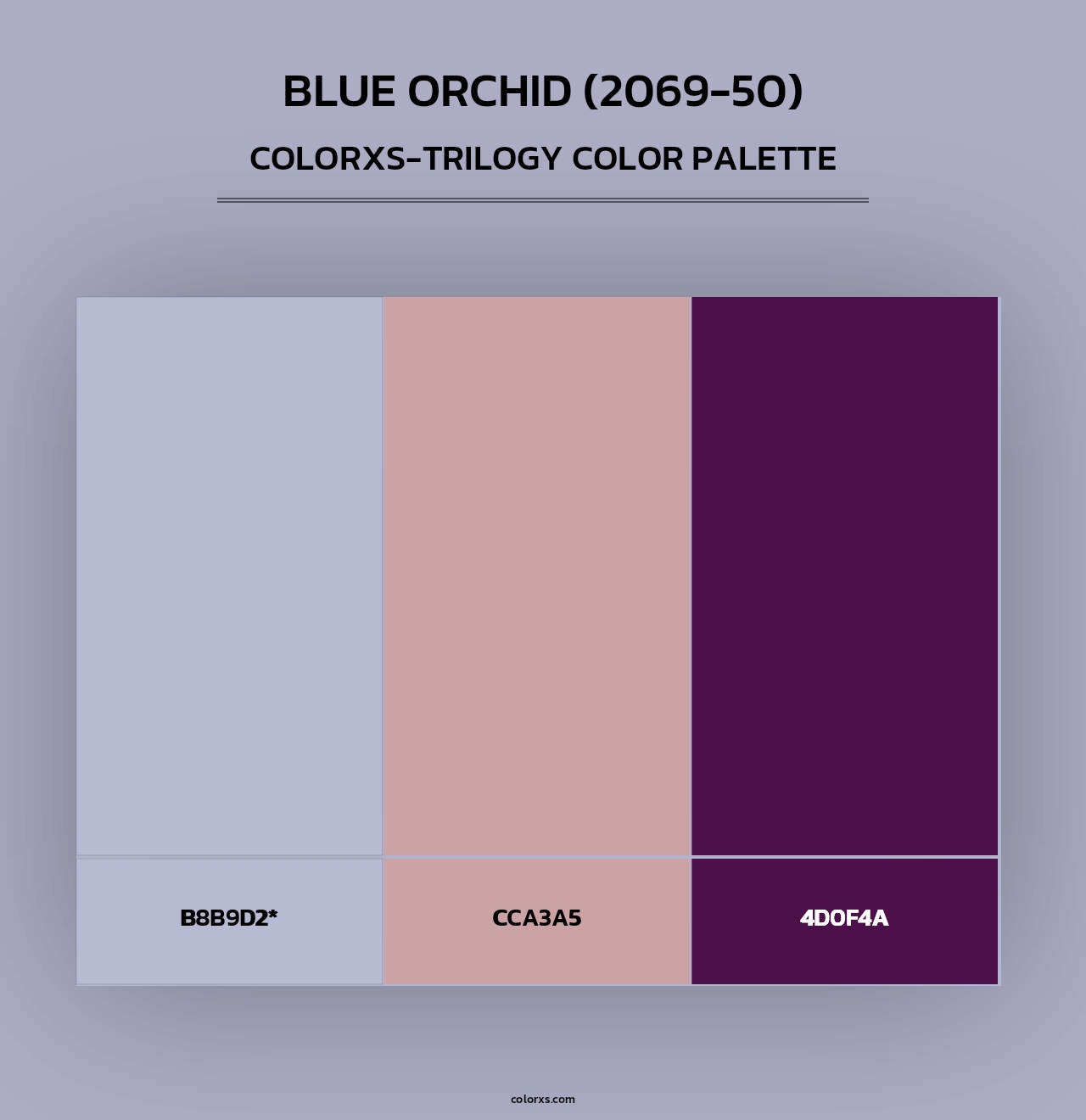 Blue Orchid (2069-50) - Colorxs Trilogy Palette
