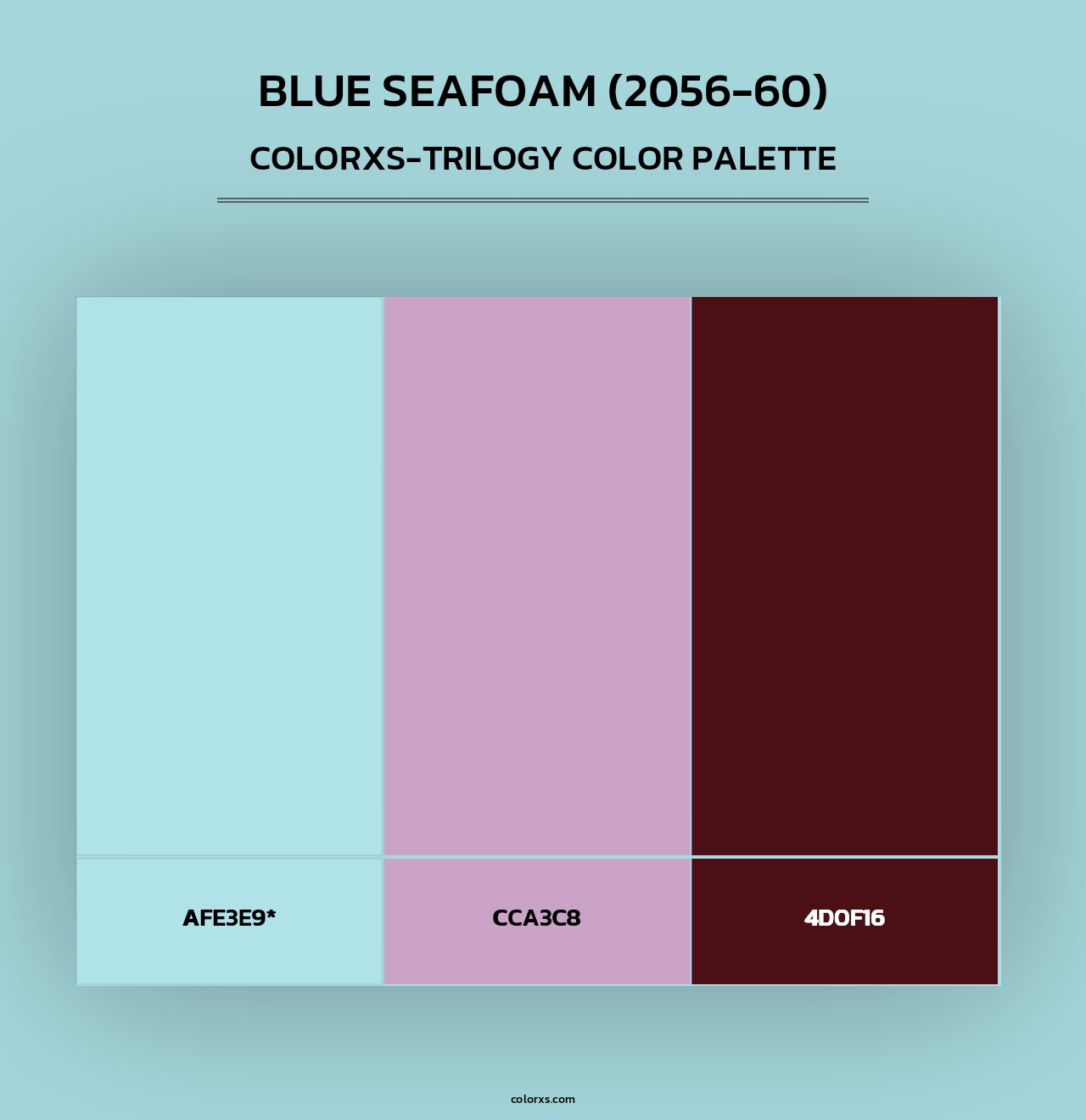 Blue Seafoam (2056-60) - Colorxs Trilogy Palette
