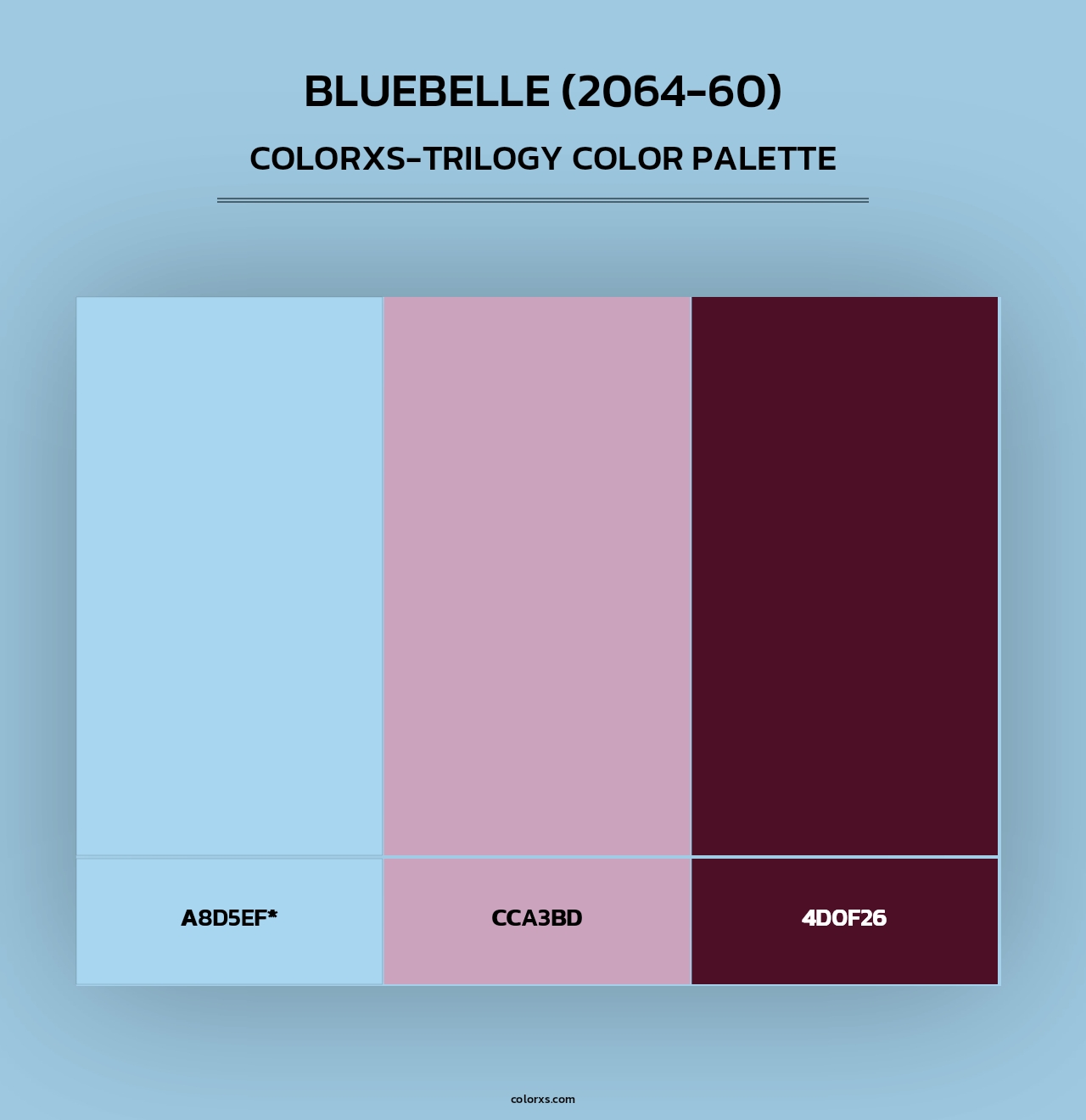 Bluebelle (2064-60) - Colorxs Trilogy Palette