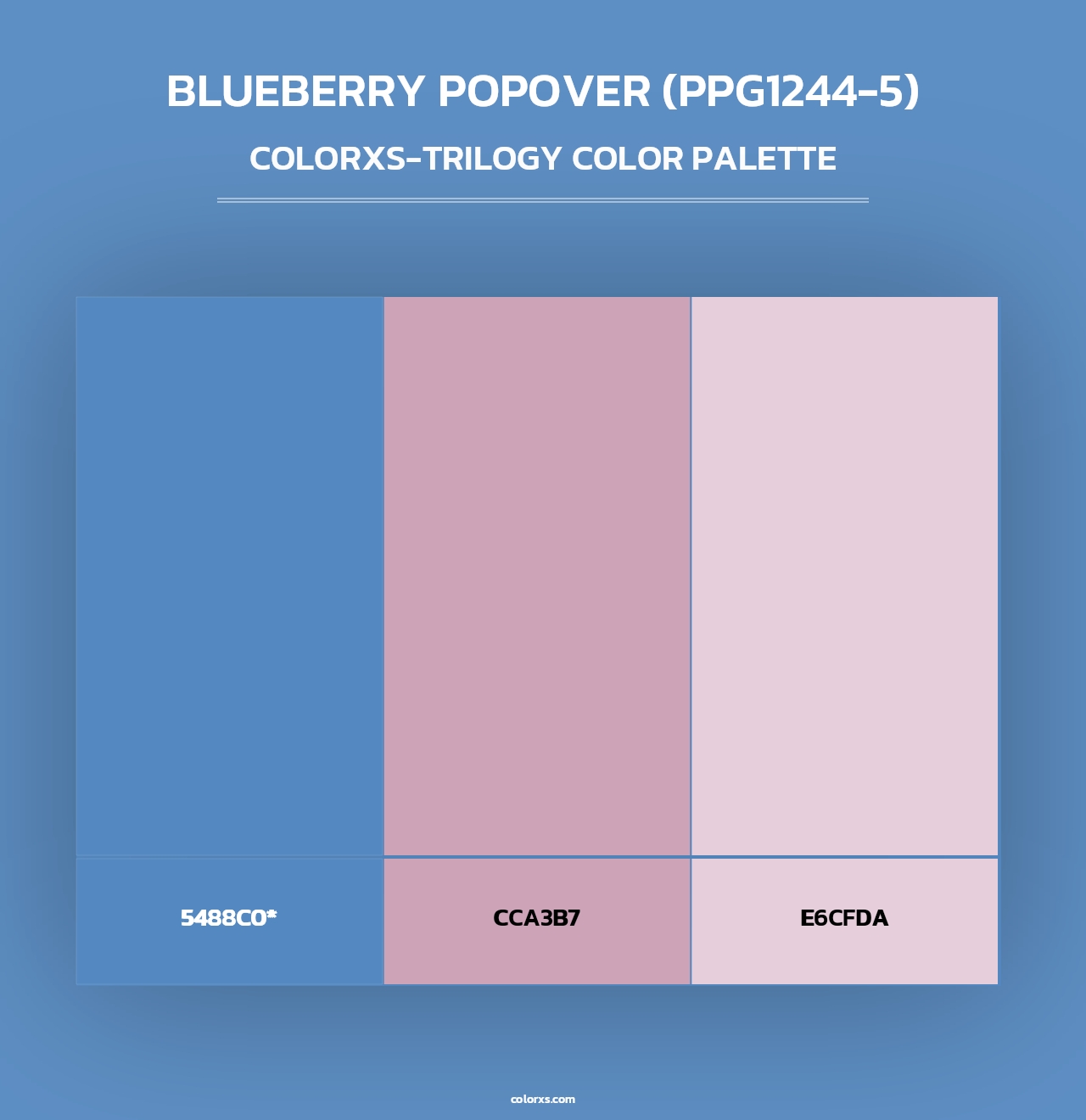 Blueberry Popover (PPG1244-5) - Colorxs Trilogy Palette