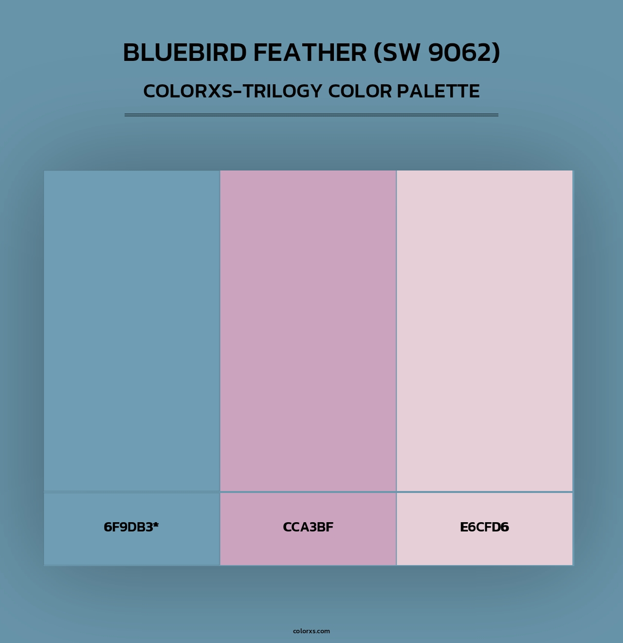Bluebird Feather (SW 9062) - Colorxs Trilogy Palette