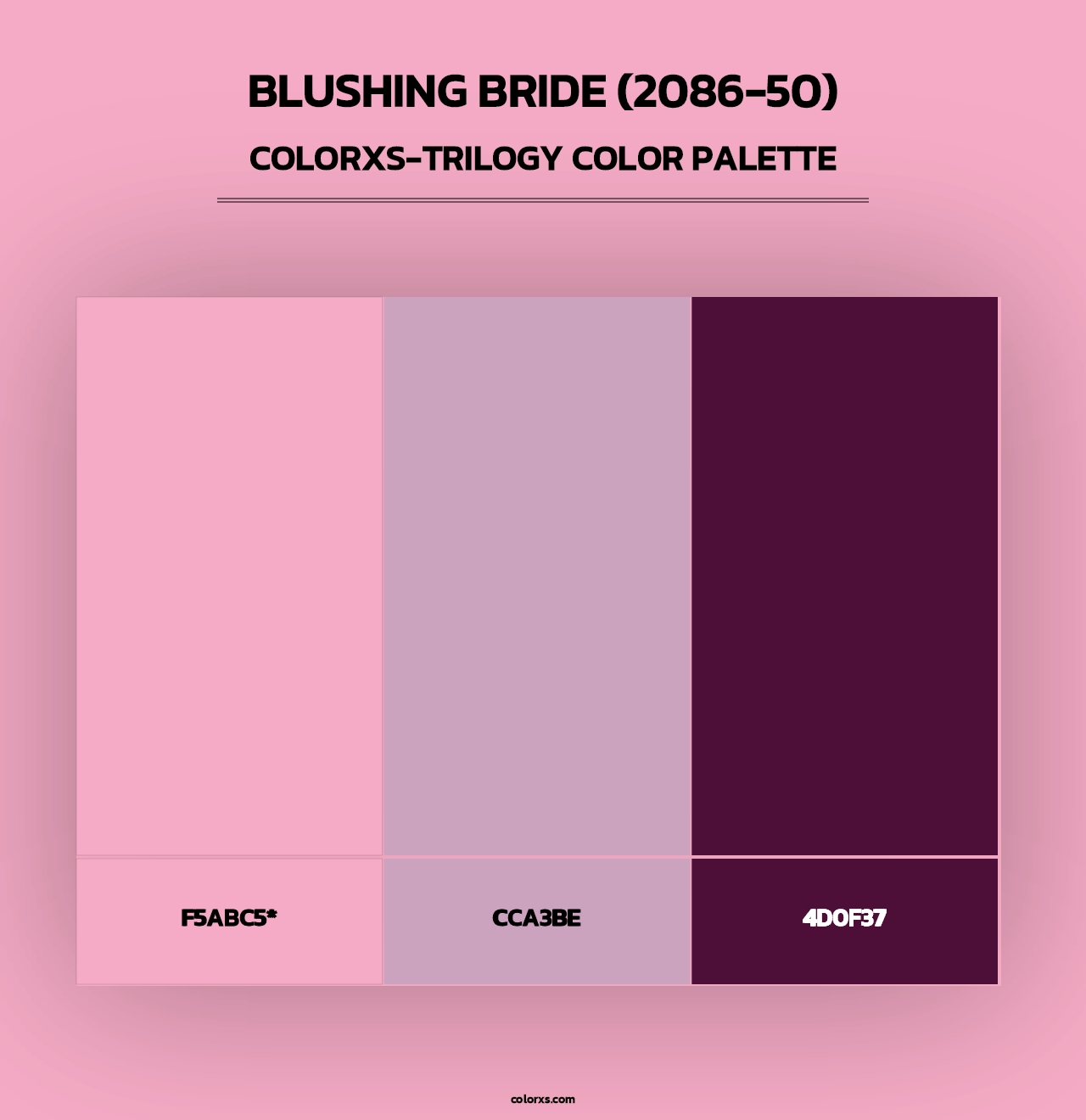 Blushing Bride (2086-50) - Colorxs Trilogy Palette
