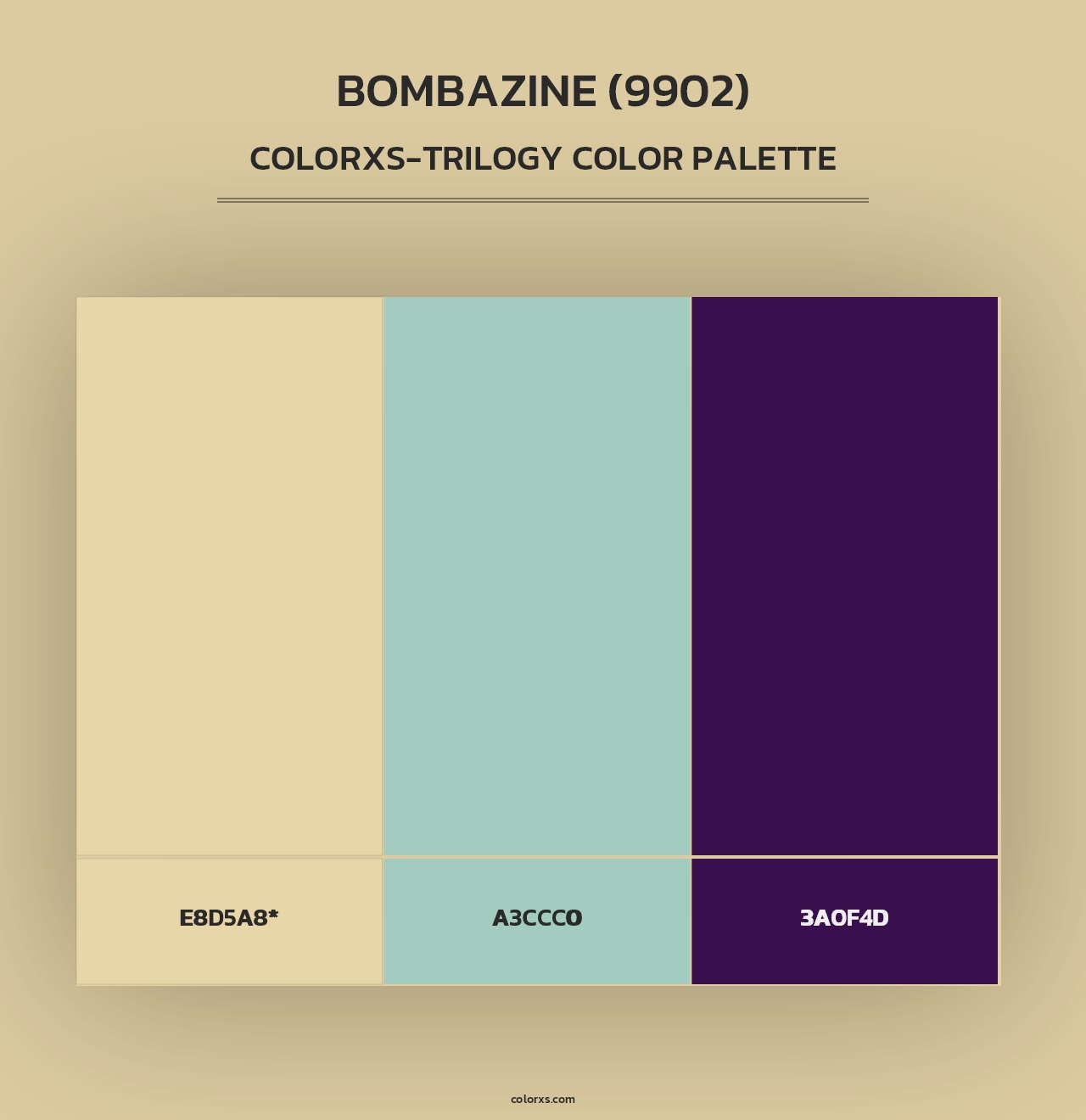 Bombazine (9902) - Colorxs Trilogy Palette