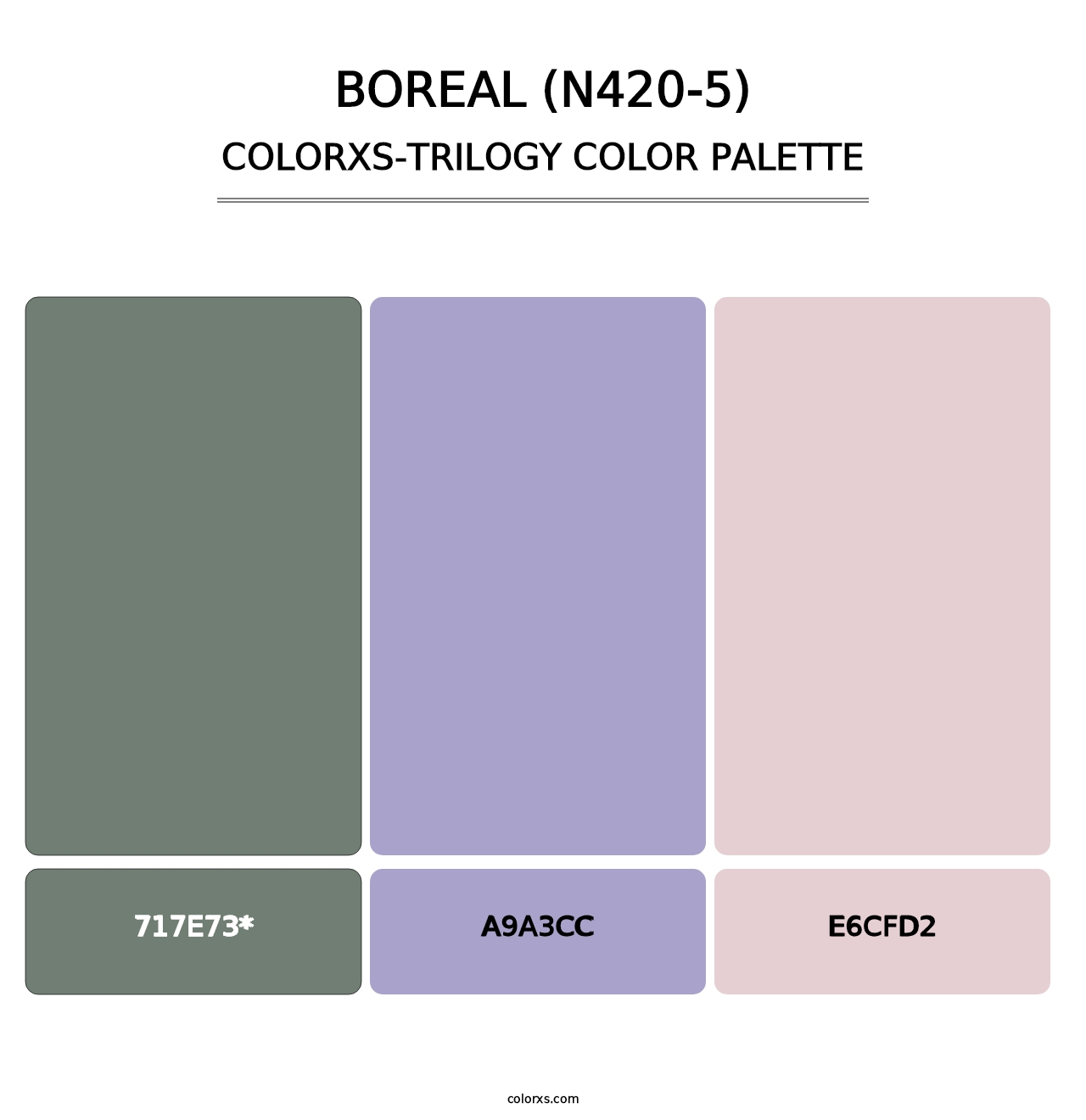 Boreal (N420-5) - Colorxs Trilogy Palette
