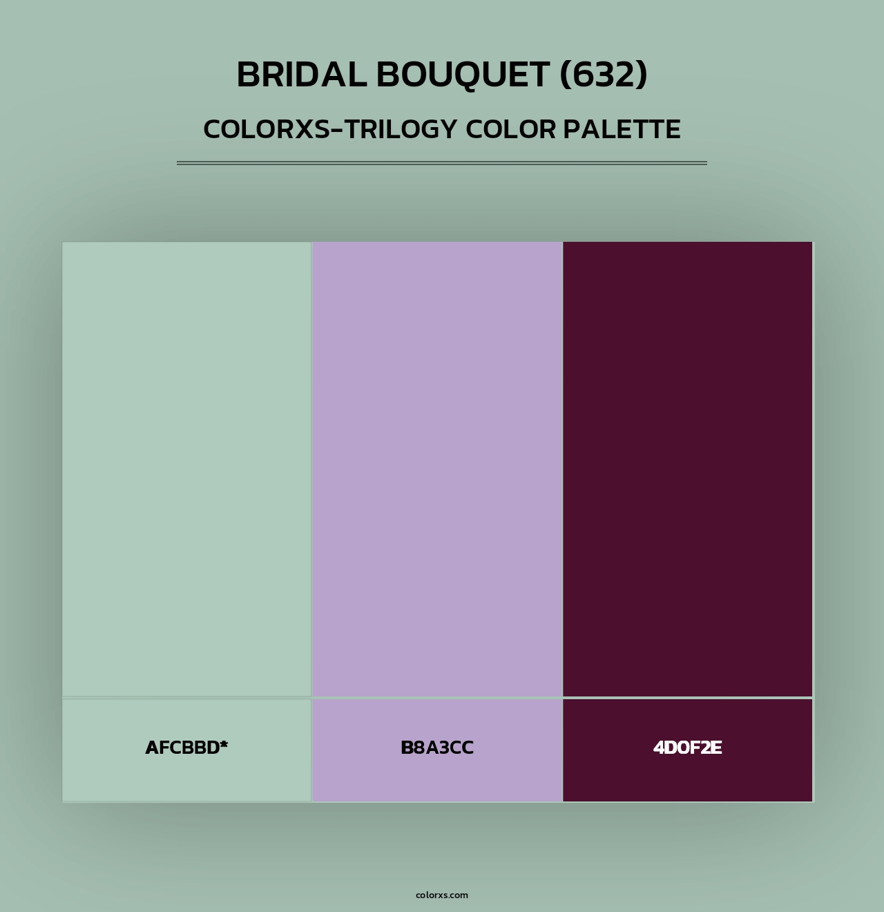 Bridal Bouquet (632) - Colorxs Trilogy Palette