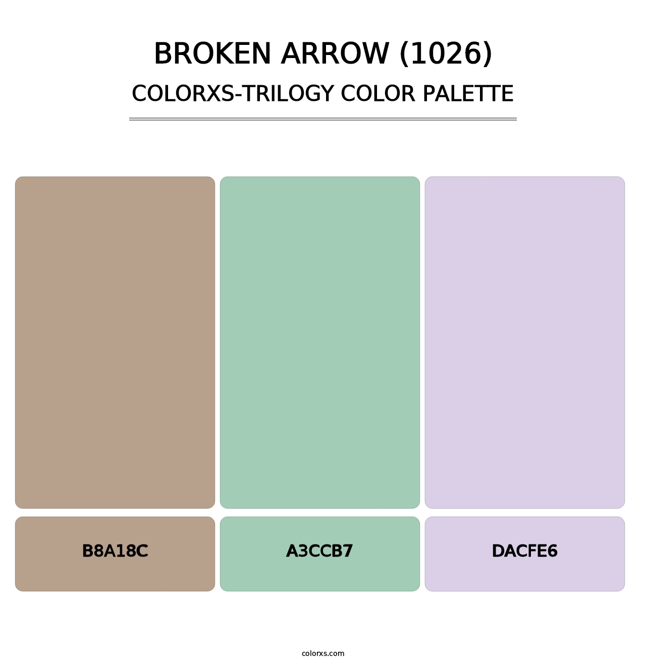Broken Arrow (1026) - Colorxs Trilogy Palette