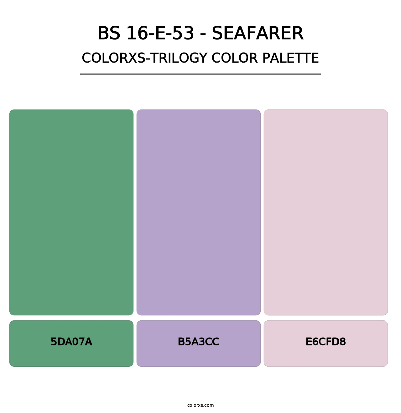 BS 16-E-53 - Seafarer - Colorxs Trilogy Palette