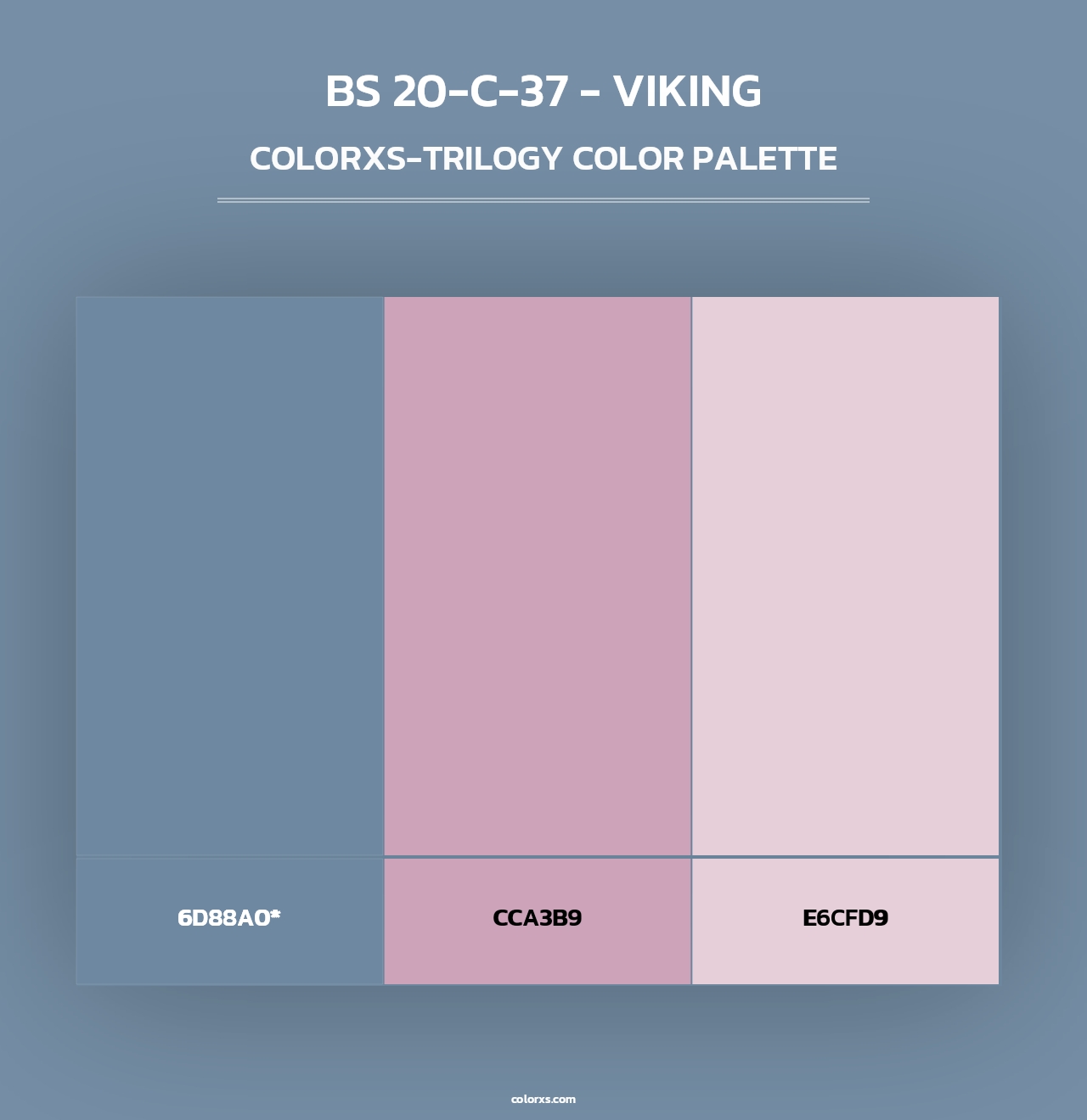 BS 20-C-37 - Viking - Colorxs Trilogy Palette