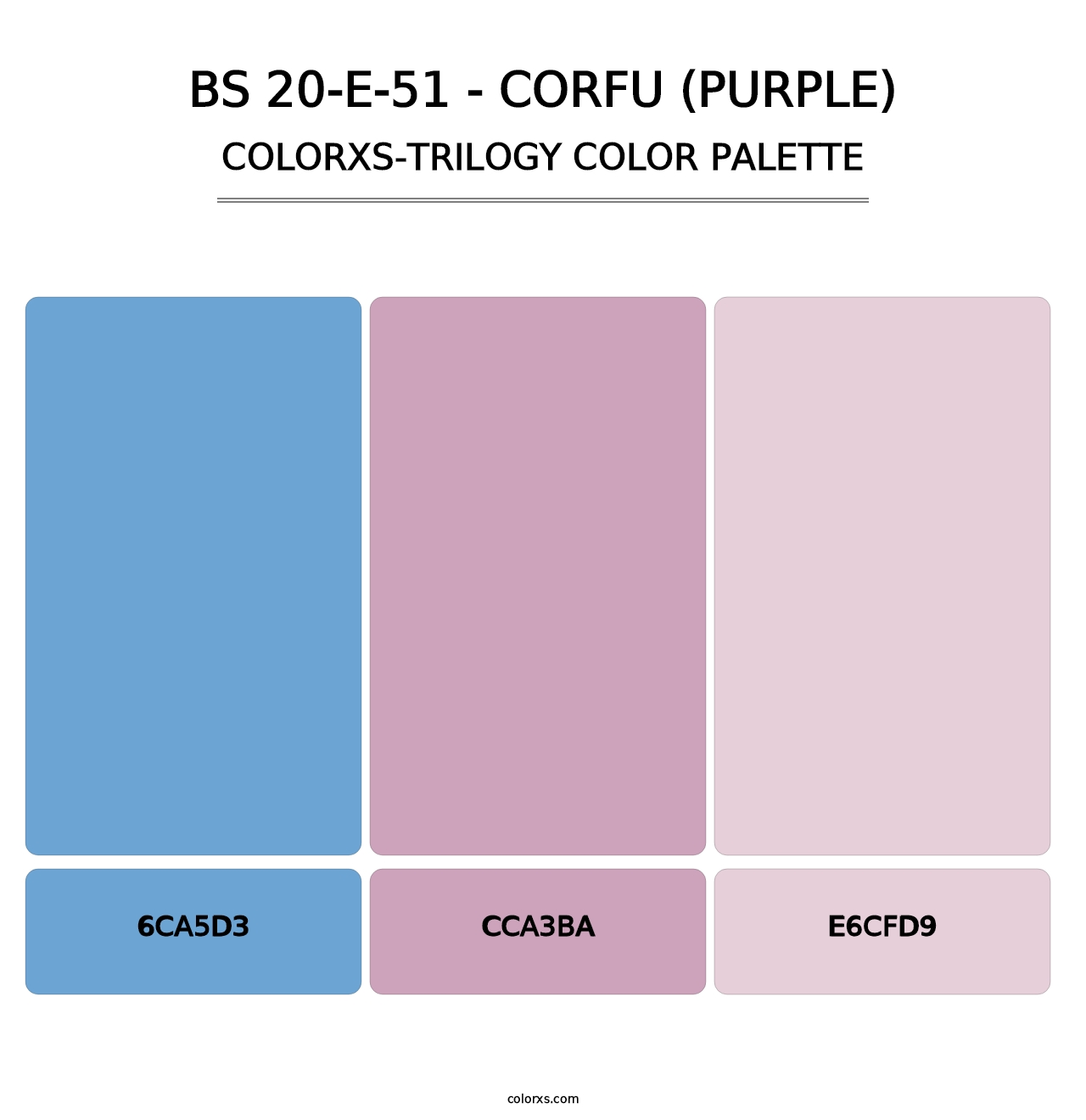 BS 20-E-51 - Corfu (Purple) - Colorxs Trilogy Palette