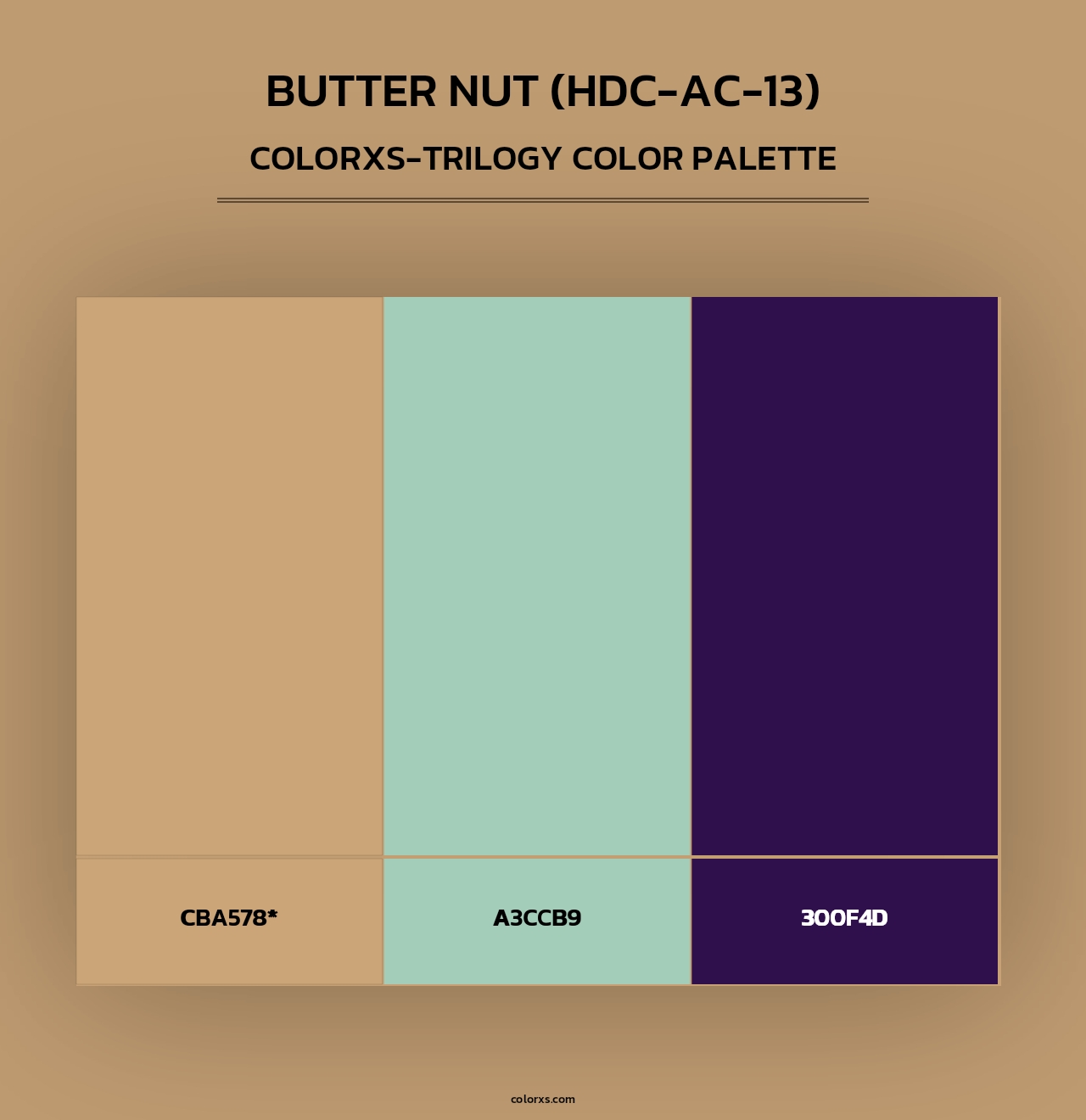 Butter Nut (HDC-AC-13) - Colorxs Trilogy Palette