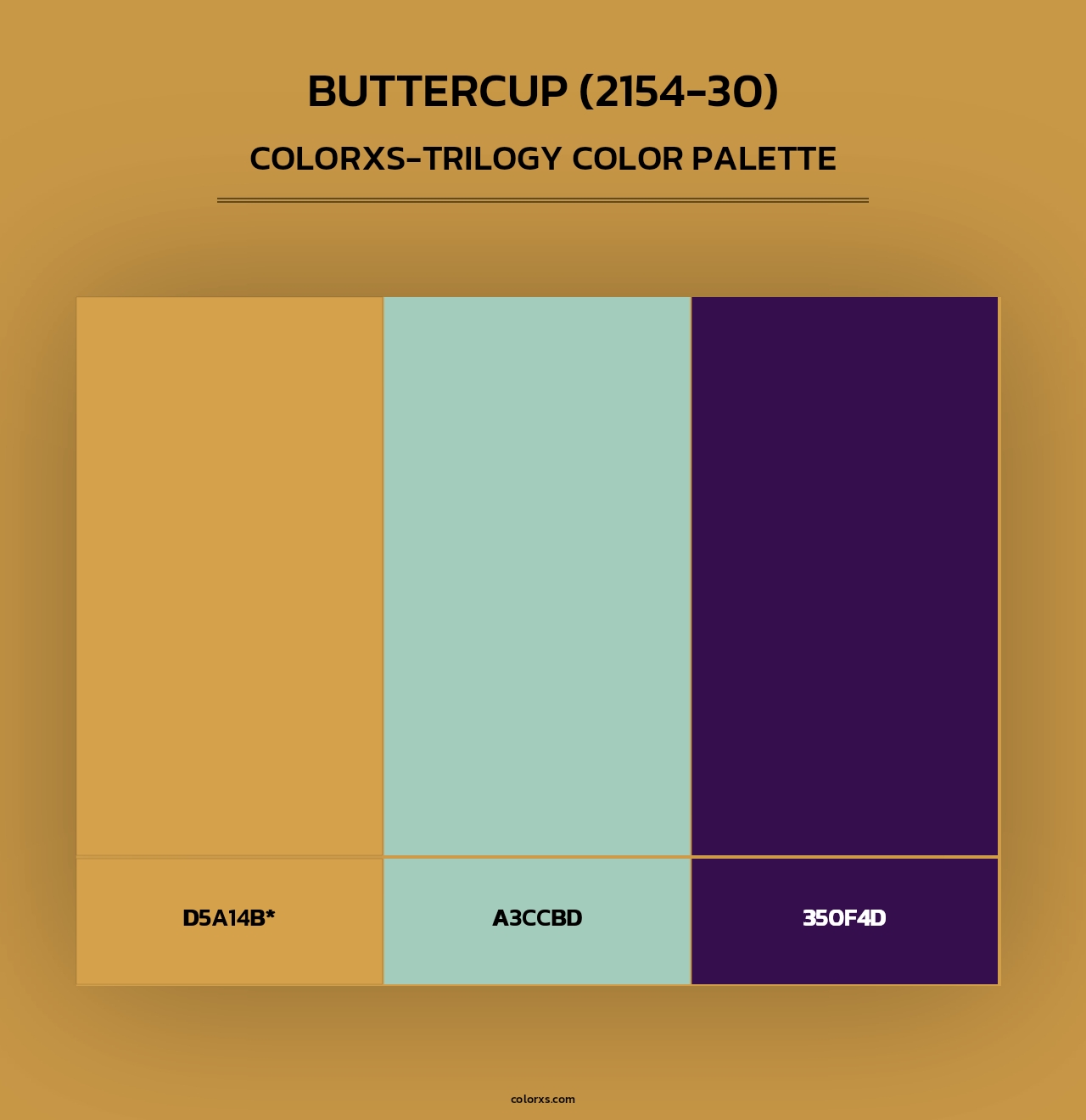 Buttercup (2154-30) - Colorxs Trilogy Palette