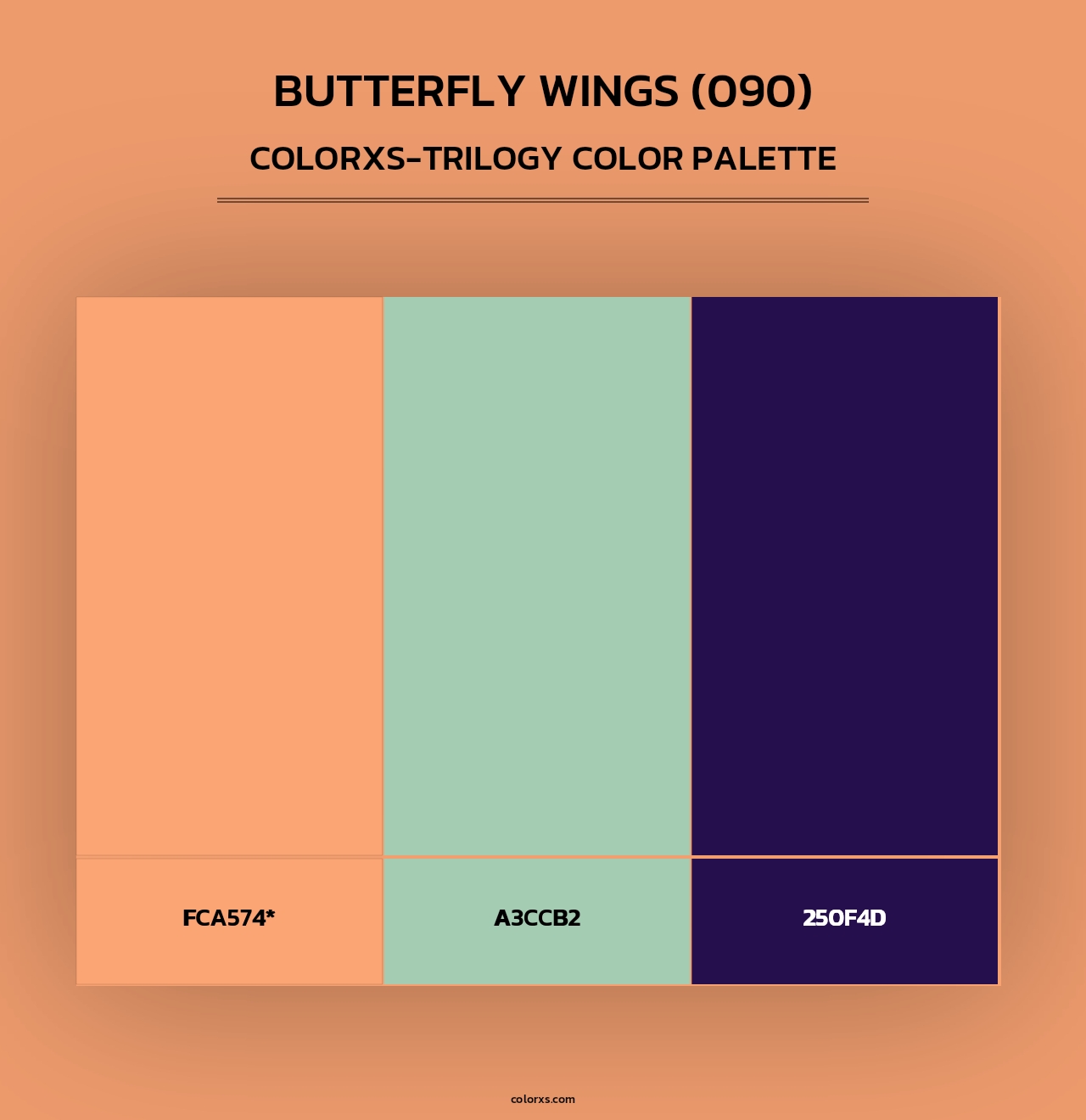 Butterfly Wings (090) - Colorxs Trilogy Palette