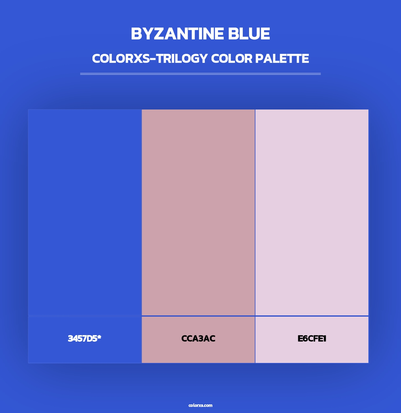 Byzantine Blue - Colorxs Trilogy Palette
