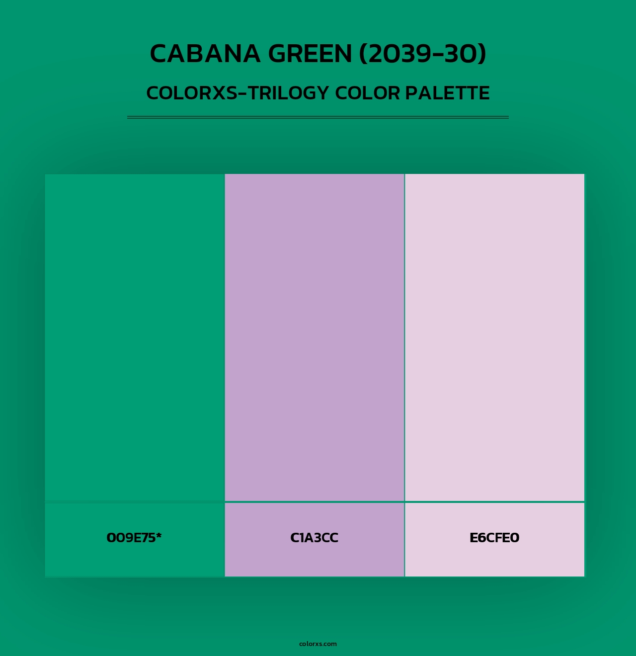 Cabana Green (2039-30) - Colorxs Trilogy Palette