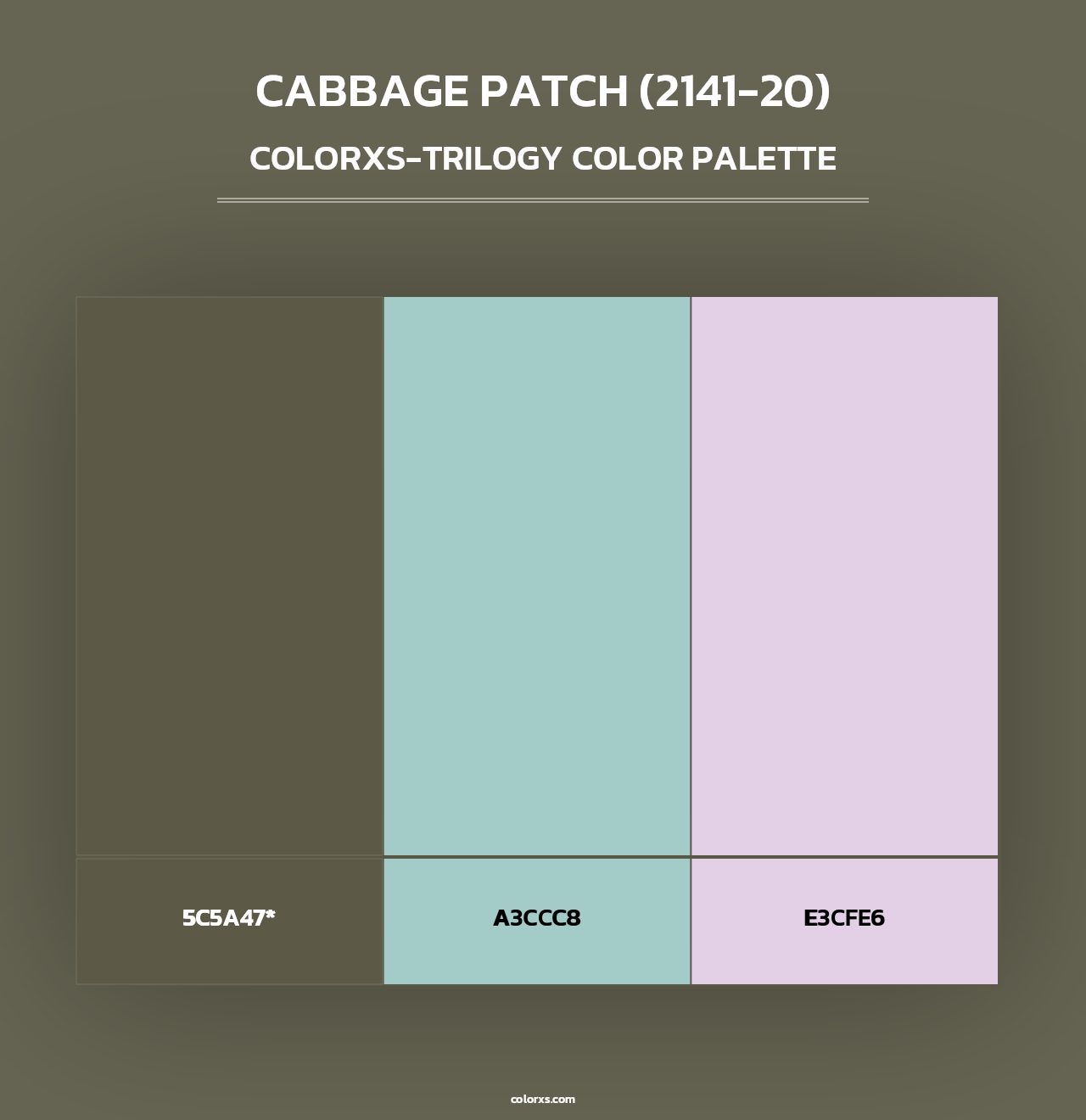 Cabbage Patch (2141-20) - Colorxs Trilogy Palette