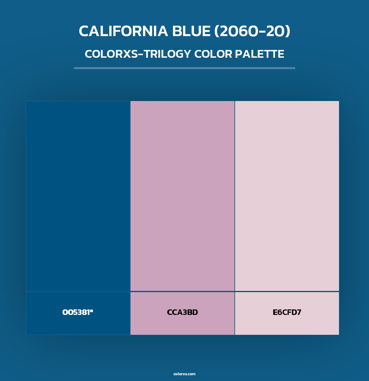 California Blue (2060-20) - Colorxs Trilogy Palette