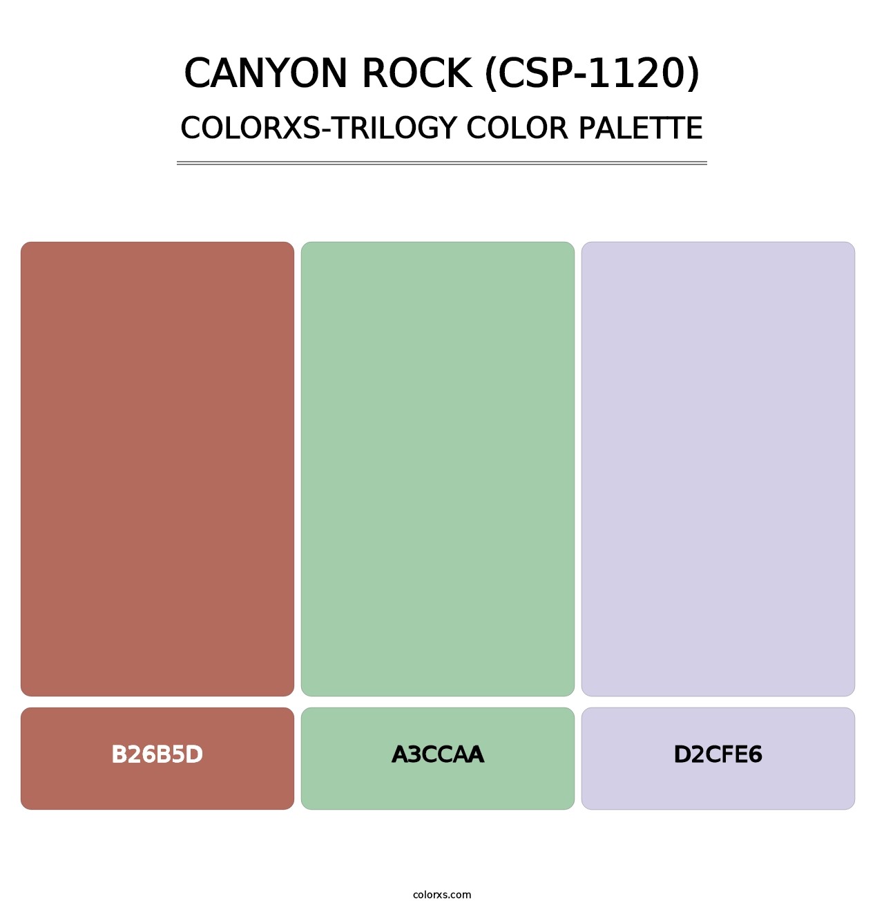 Canyon Rock (CSP-1120) - Colorxs Trilogy Palette