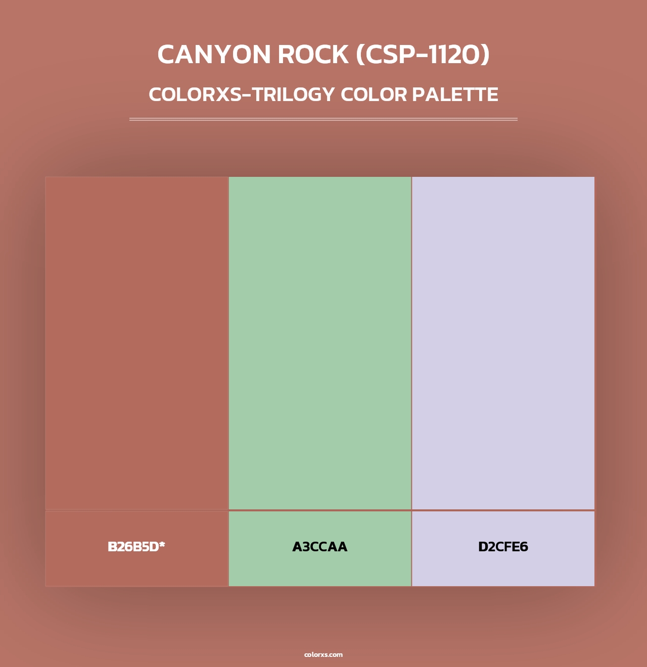Canyon Rock (CSP-1120) - Colorxs Trilogy Palette