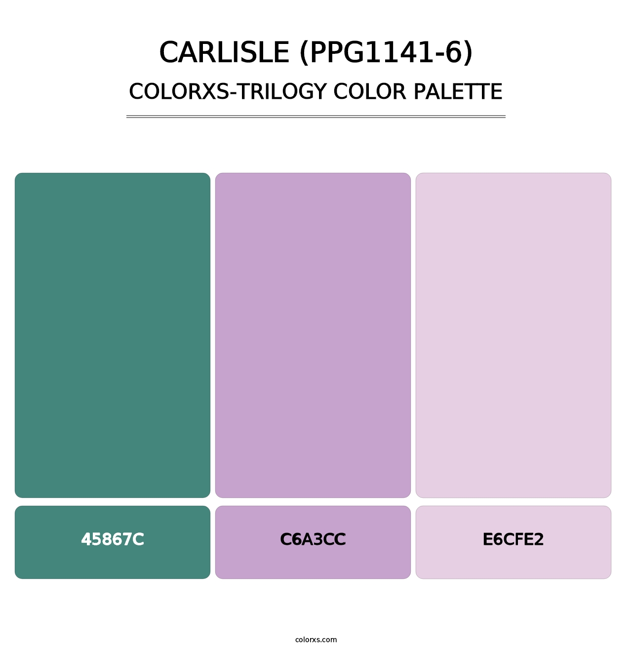 Carlisle (PPG1141-6) - Colorxs Trilogy Palette