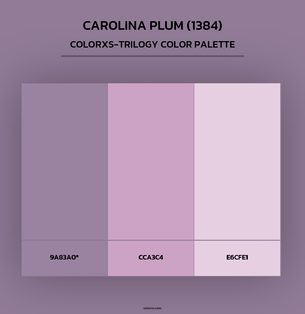 Carolina Plum (1384) - Colorxs Trilogy Palette