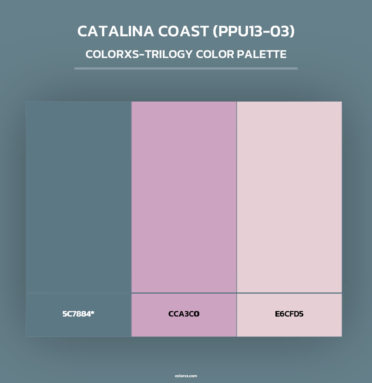 Catalina Coast (PPU13-03) - Colorxs Trilogy Palette