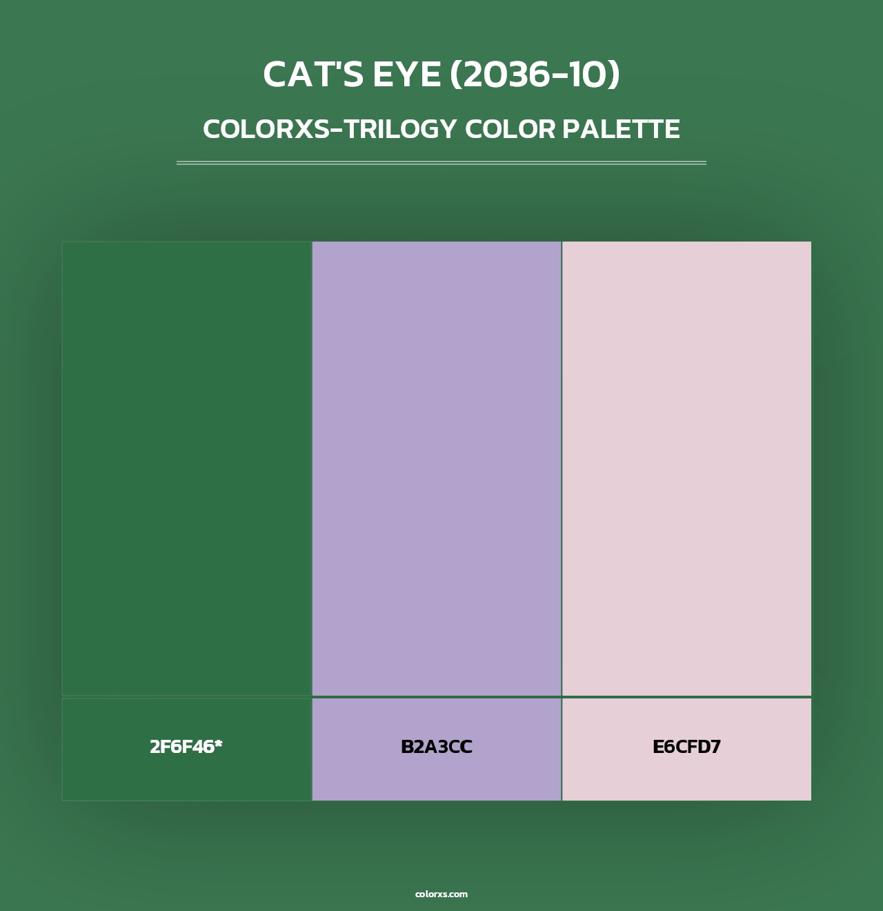 Cat's Eye (2036-10) - Colorxs Trilogy Palette
