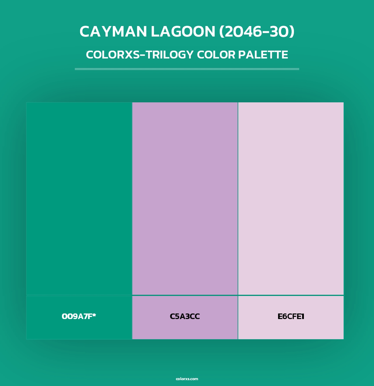 Cayman Lagoon (2046-30) - Colorxs Trilogy Palette