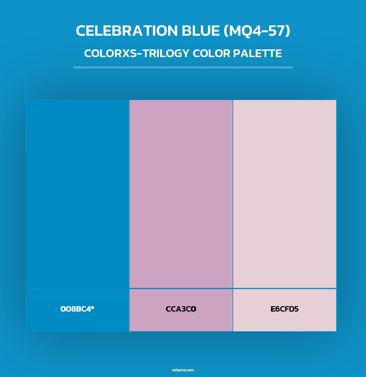 Celebration Blue (MQ4-57) - Colorxs Trilogy Palette