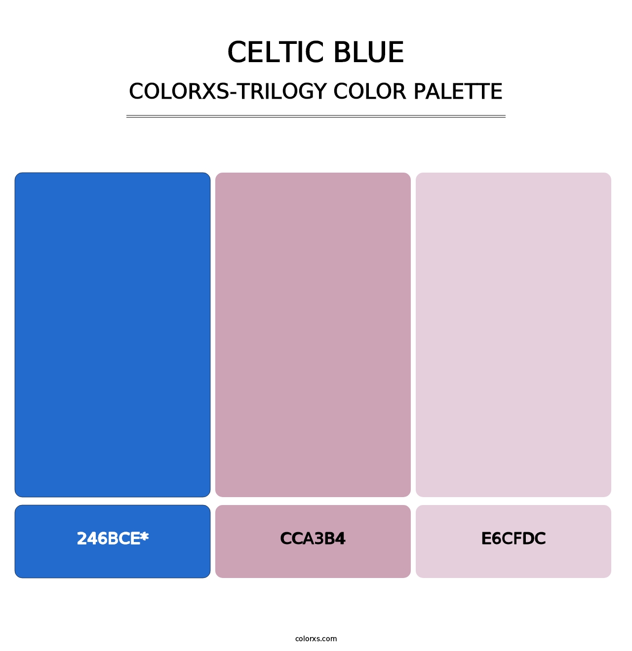 Celtic Blue - Colorxs Trilogy Palette