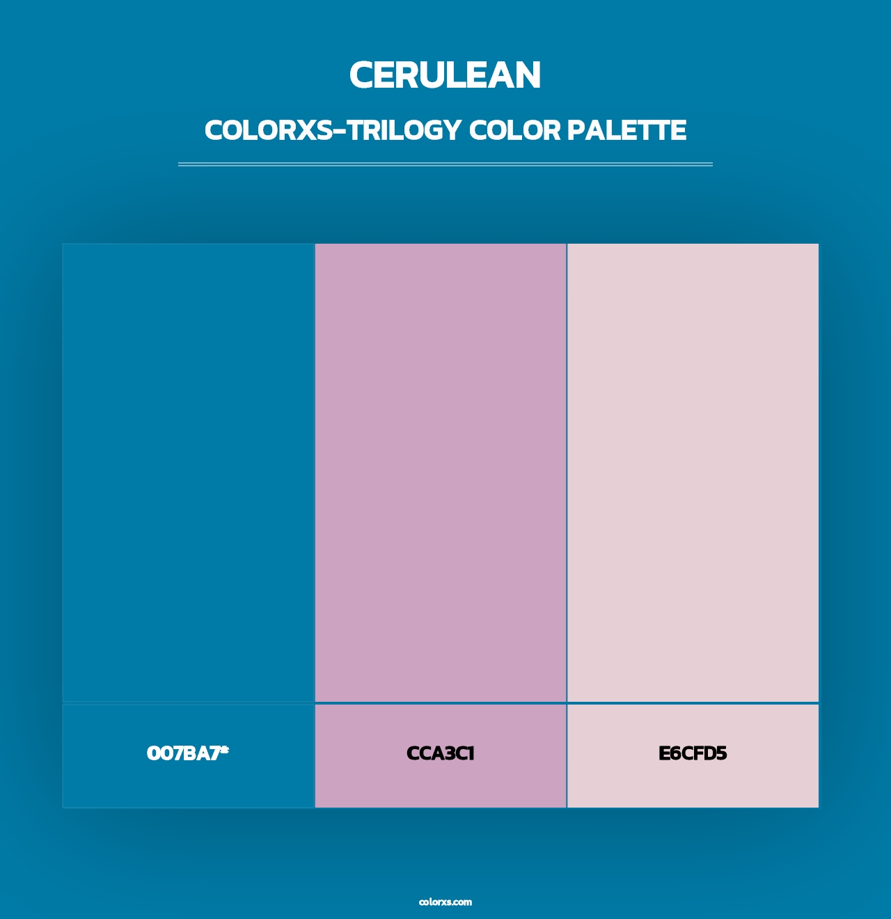 Cerulean - Colorxs Trilogy Palette