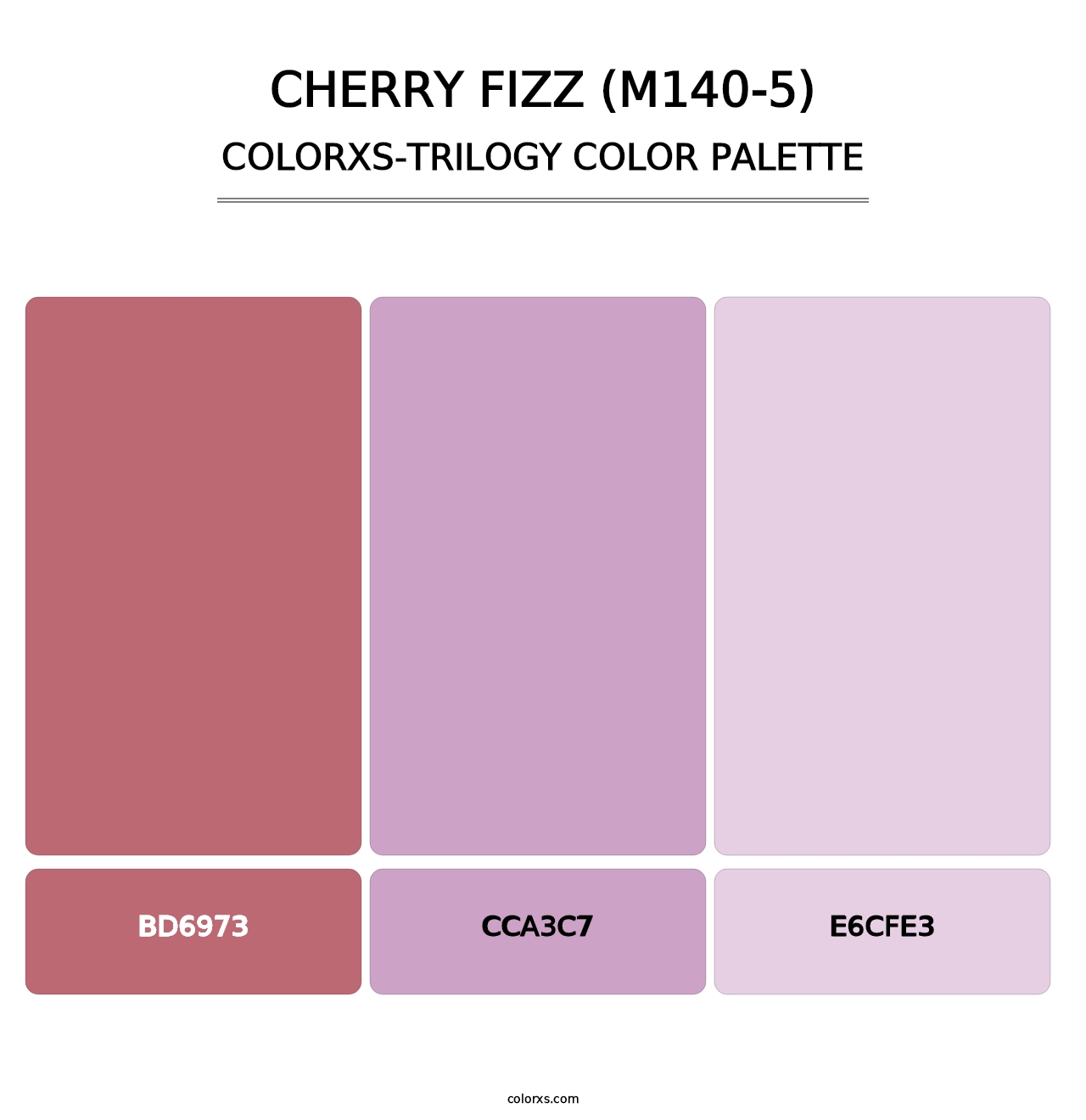 Cherry Fizz (M140-5) - Colorxs Trilogy Palette
