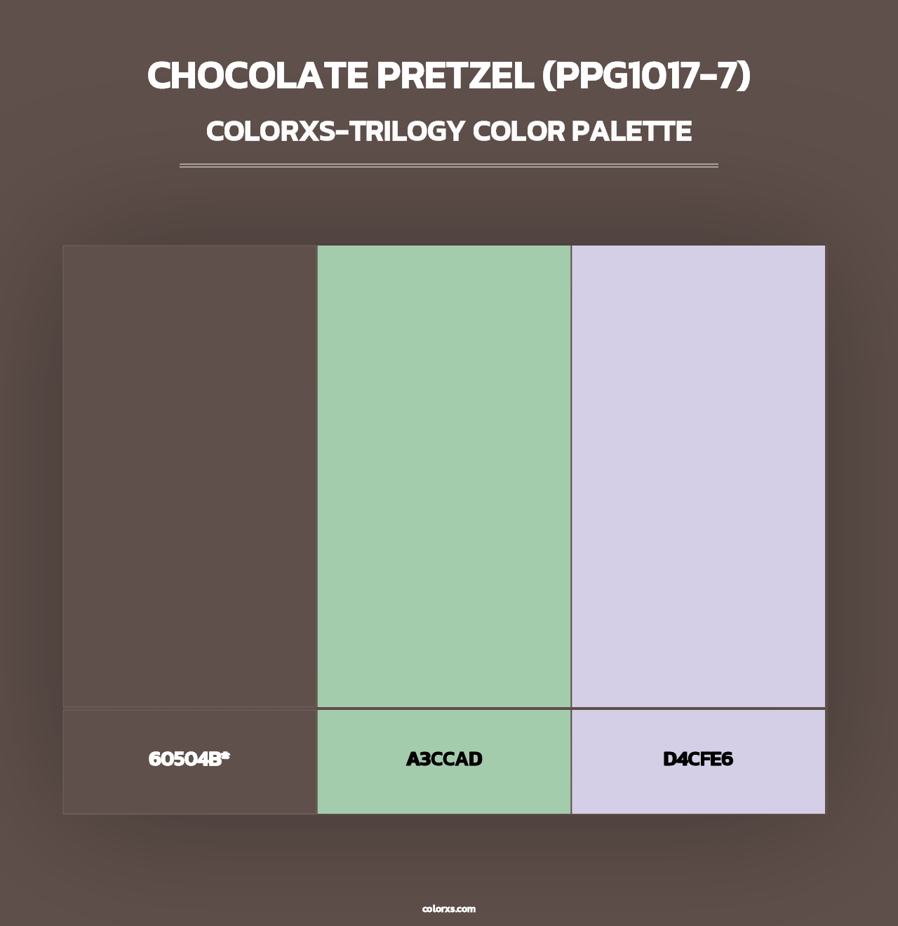 Chocolate Pretzel (PPG1017-7) - Colorxs Trilogy Palette