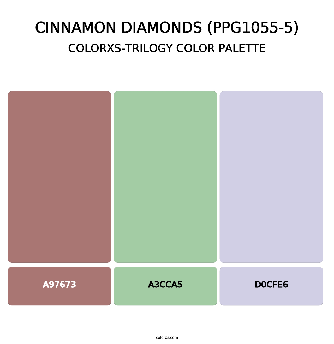 Cinnamon Diamonds (PPG1055-5) - Colorxs Trilogy Palette